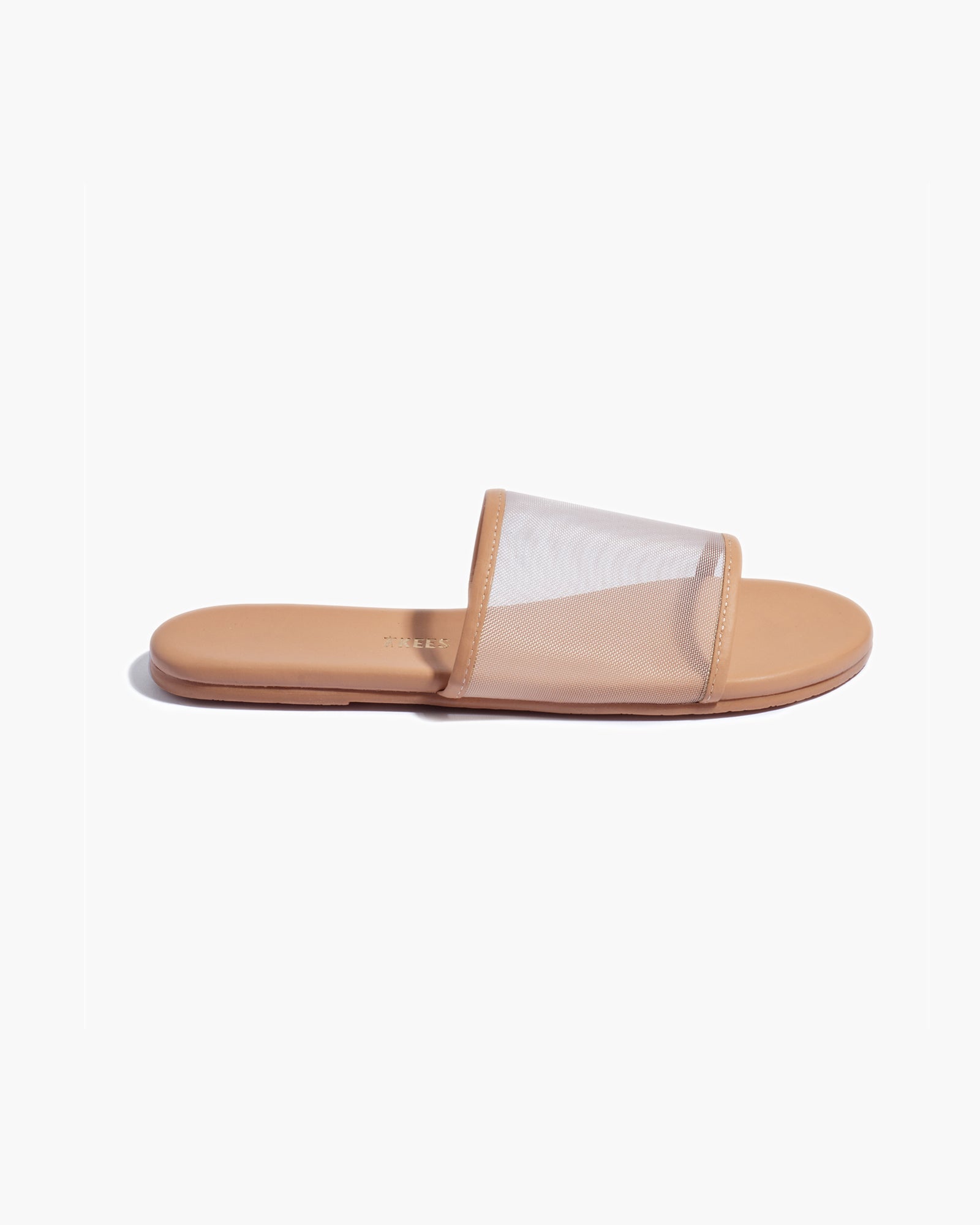 Women's TKEES Blair Slides Khaki | SWHIB5190