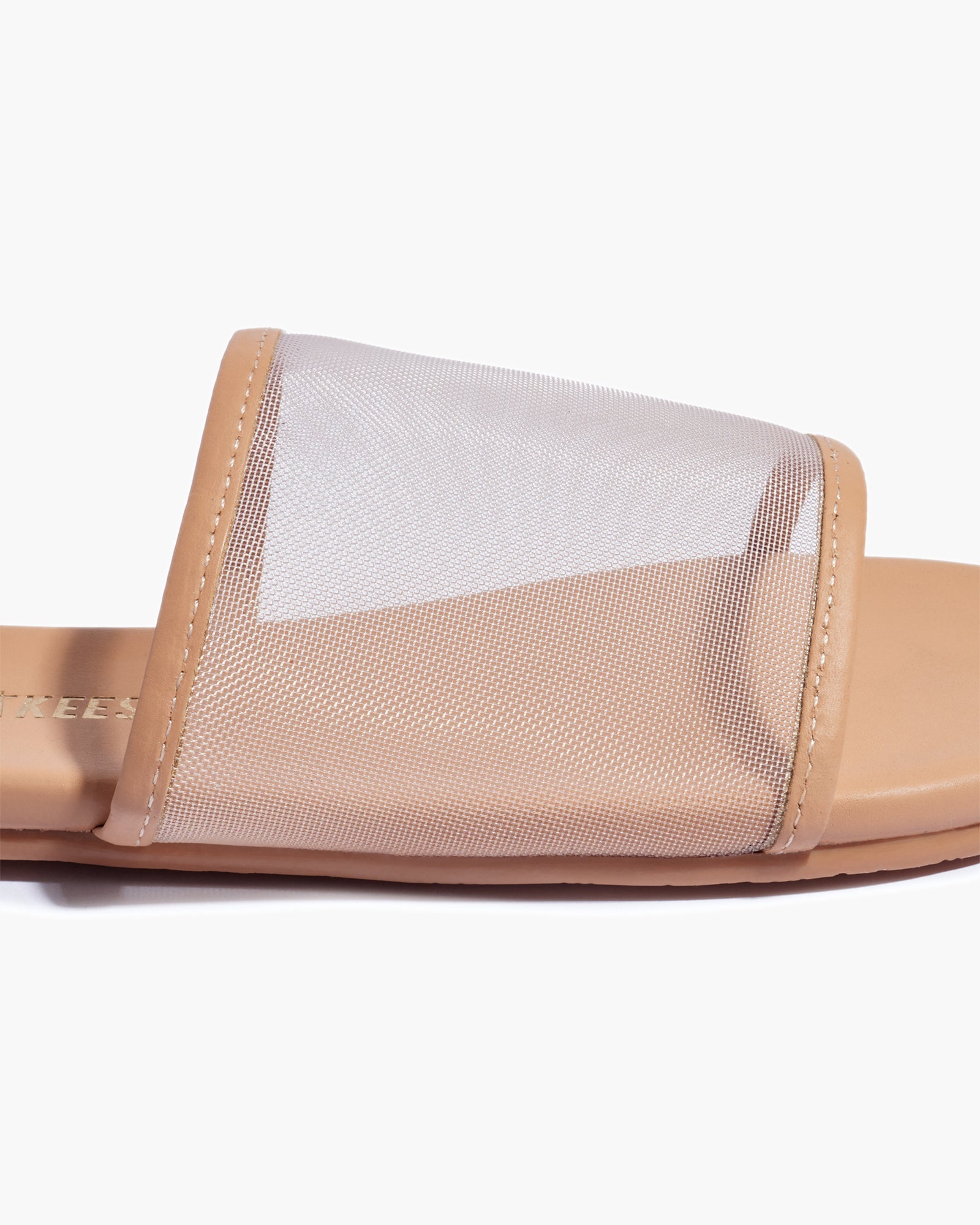 Women's TKEES Blair Slides Khaki | SWHIB5190