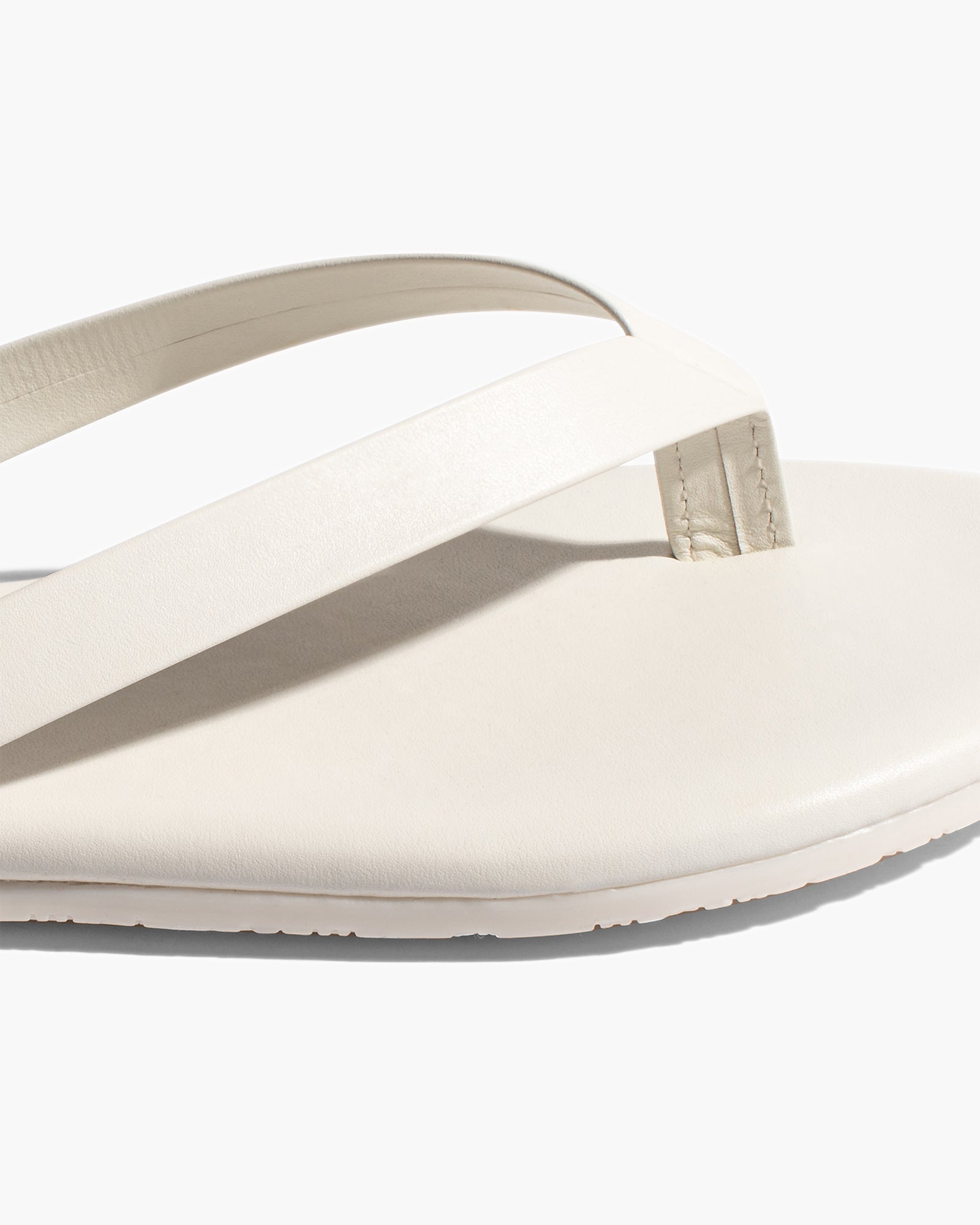 Women's TKEES Boyfriend Flip Flops Cream | FMNVQ5178