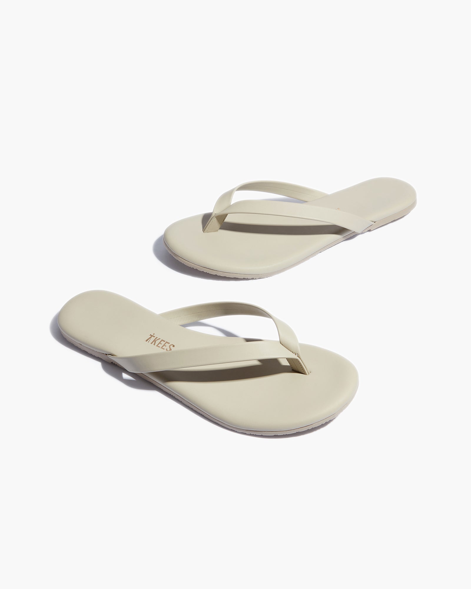 Women's TKEES Boyfriend Vegan Flip Flops Grey | FSMWL8623