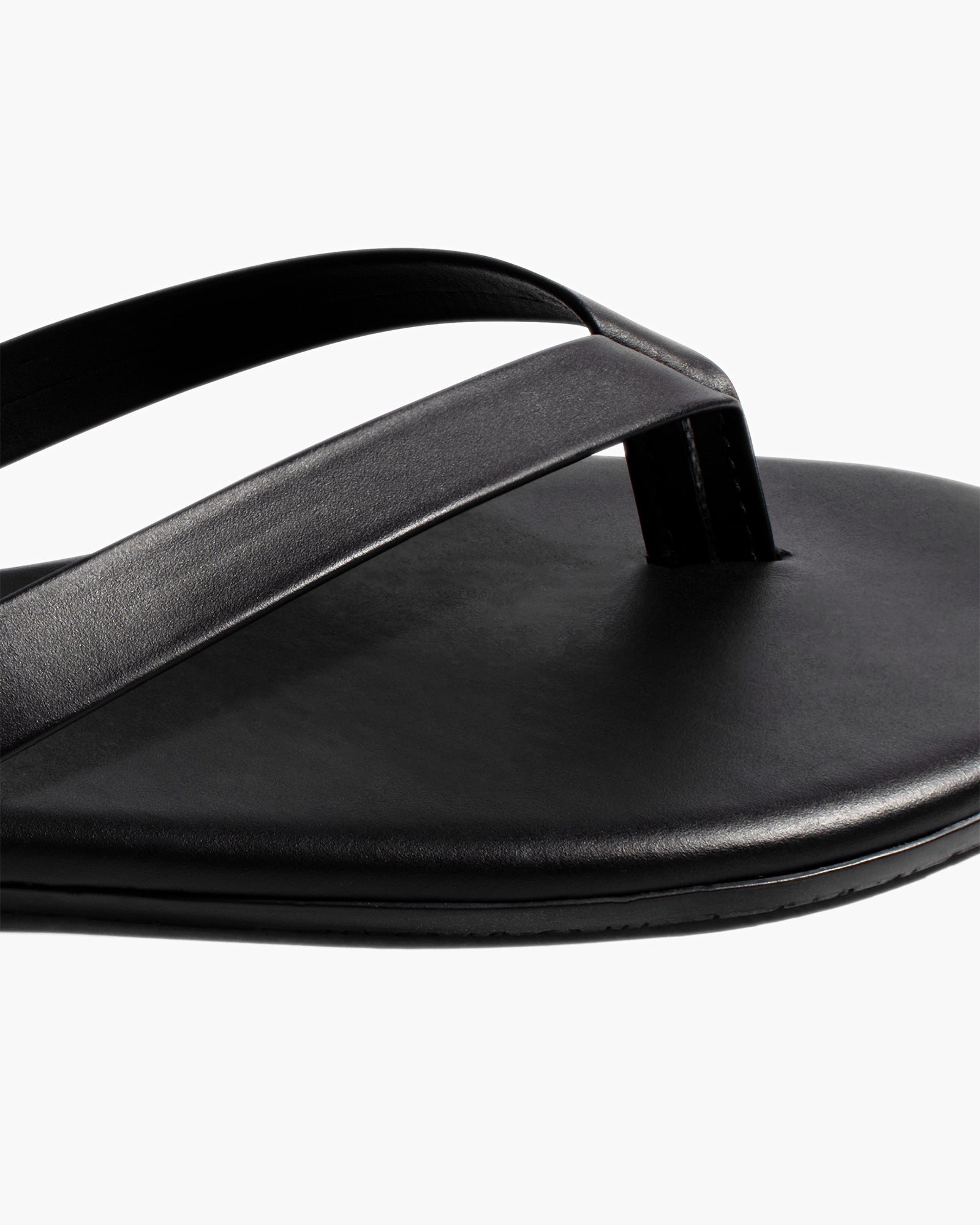 Women's TKEES Boyfriend Vegan Flip Flops Black | QFJDY2143