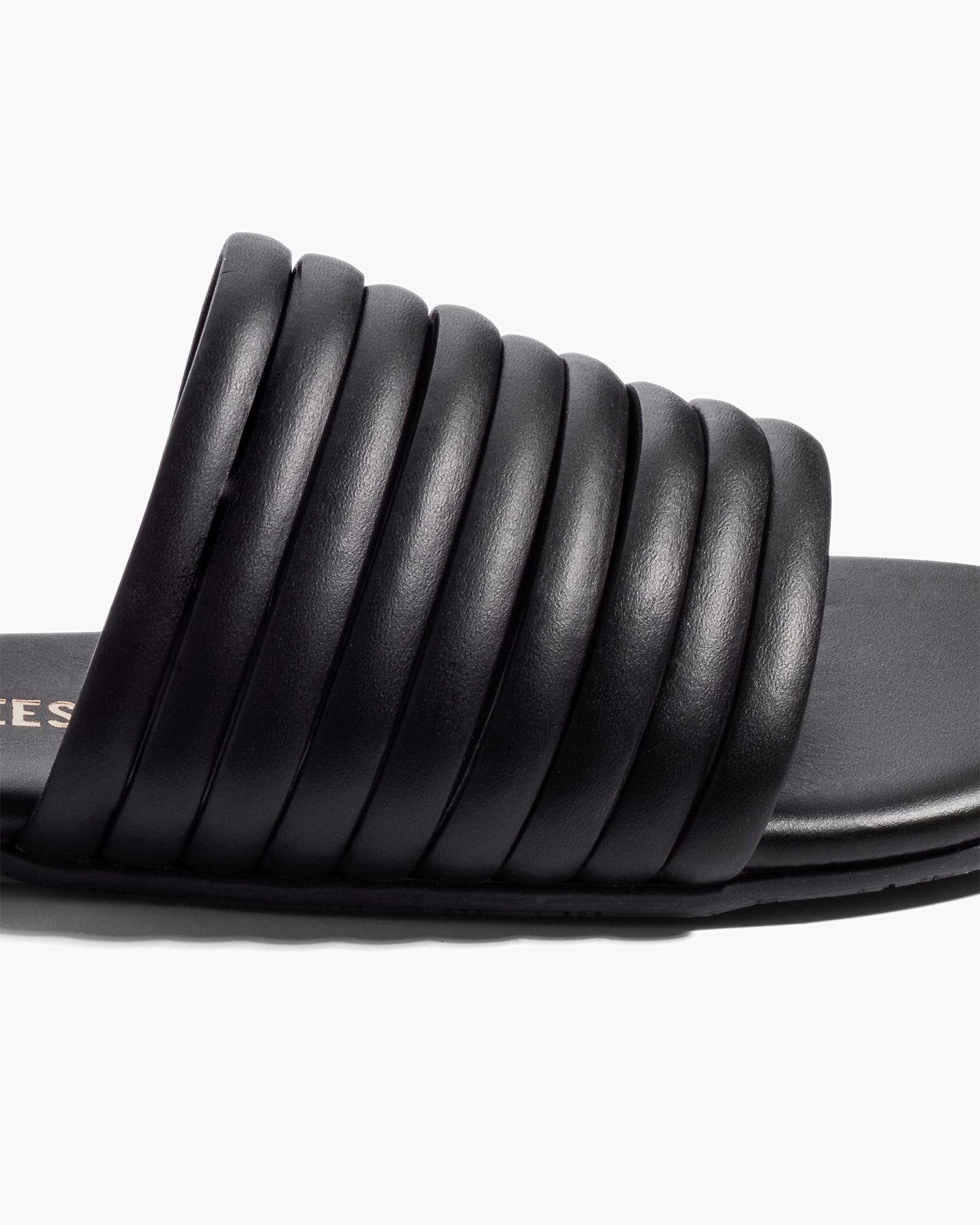 Women's TKEES Caro Slides Black | MQLIS3518