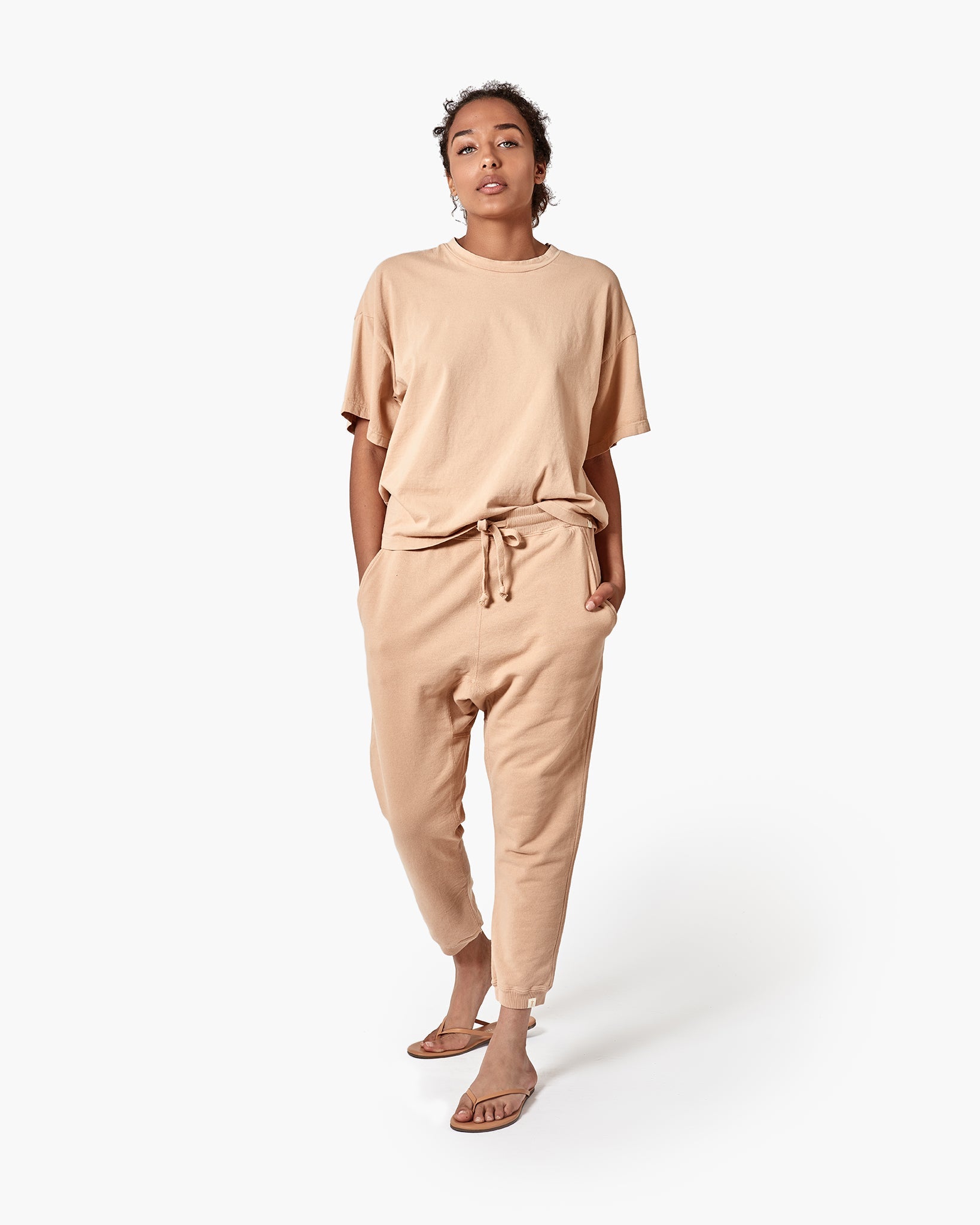 Women's TKEES Core Jogger Khaki | WSGEL8051