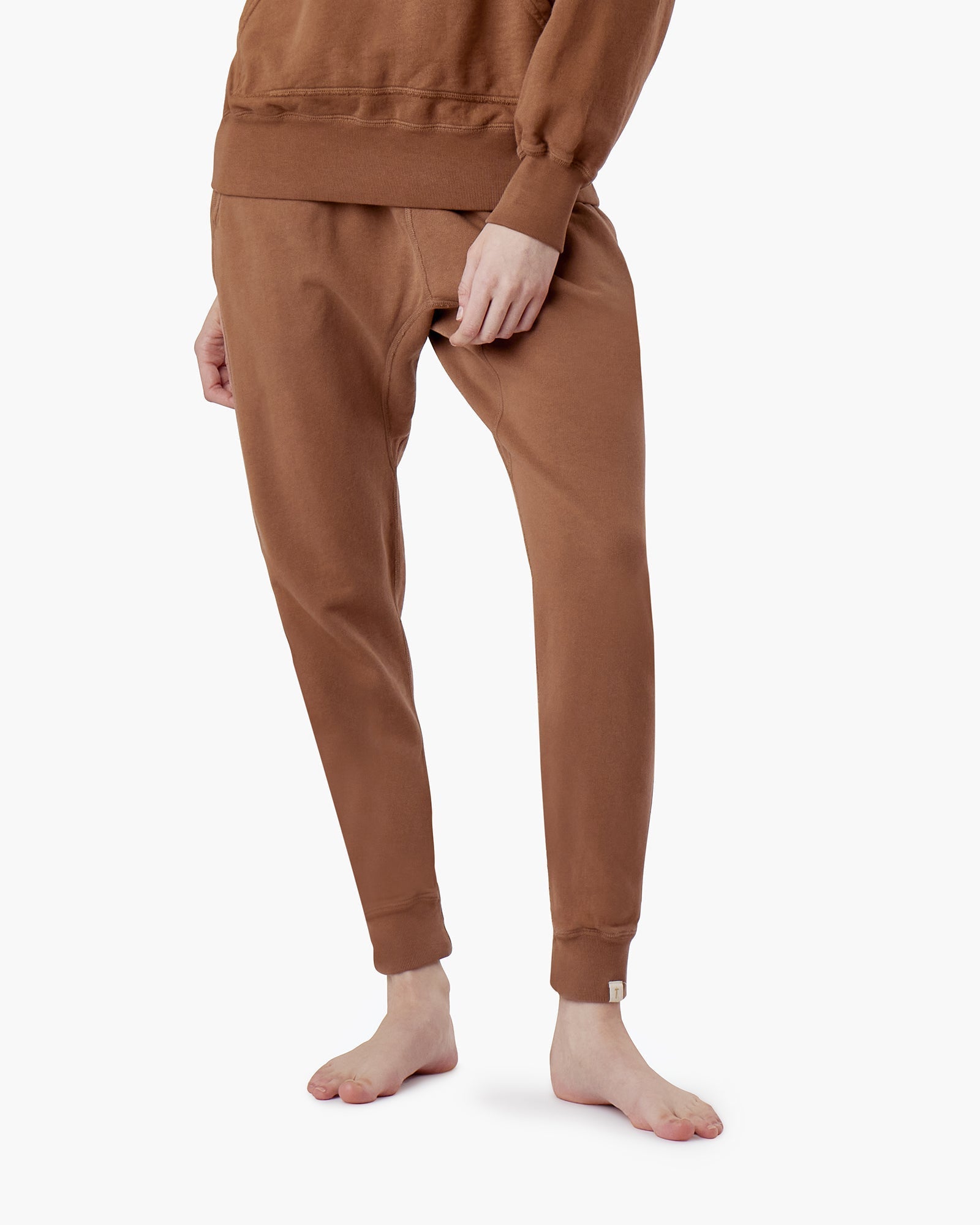 Women's TKEES Core Sport Jogger Brown | UVPSJ7960