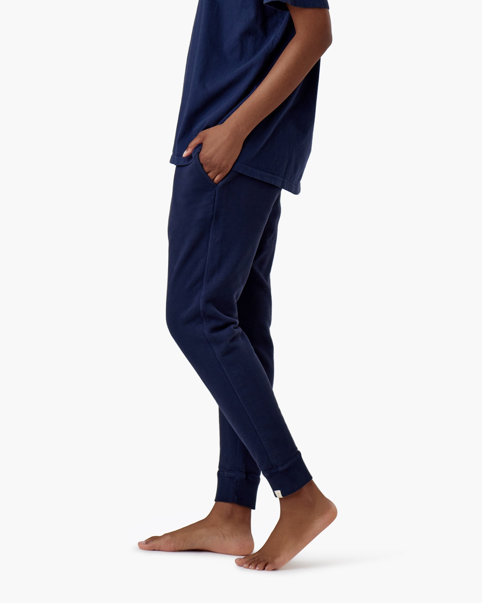 Women's TKEES Core Sport Jogger Navy | RBWYA1679