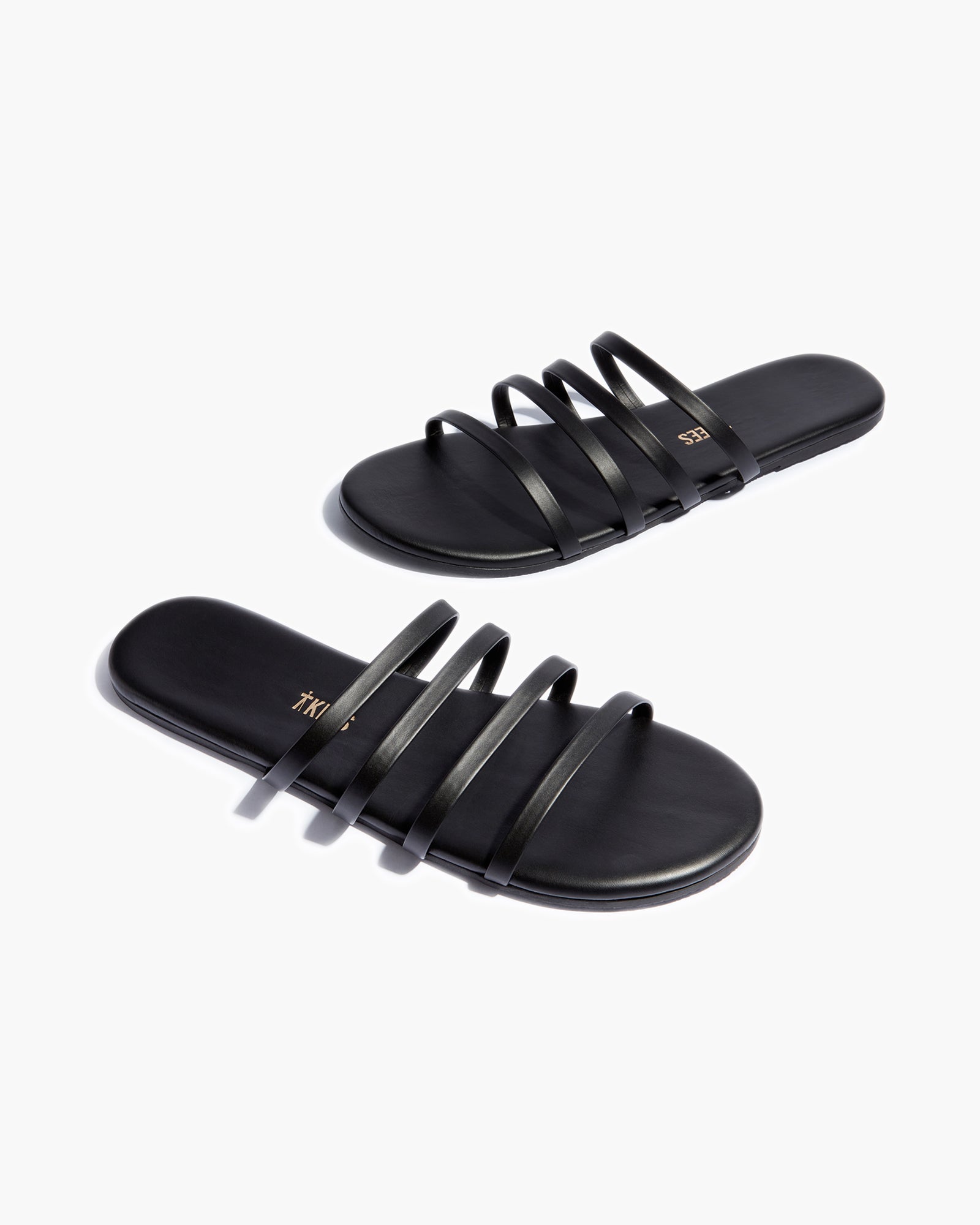 Women's TKEES Emma Sandals Black | EPIFQ4602