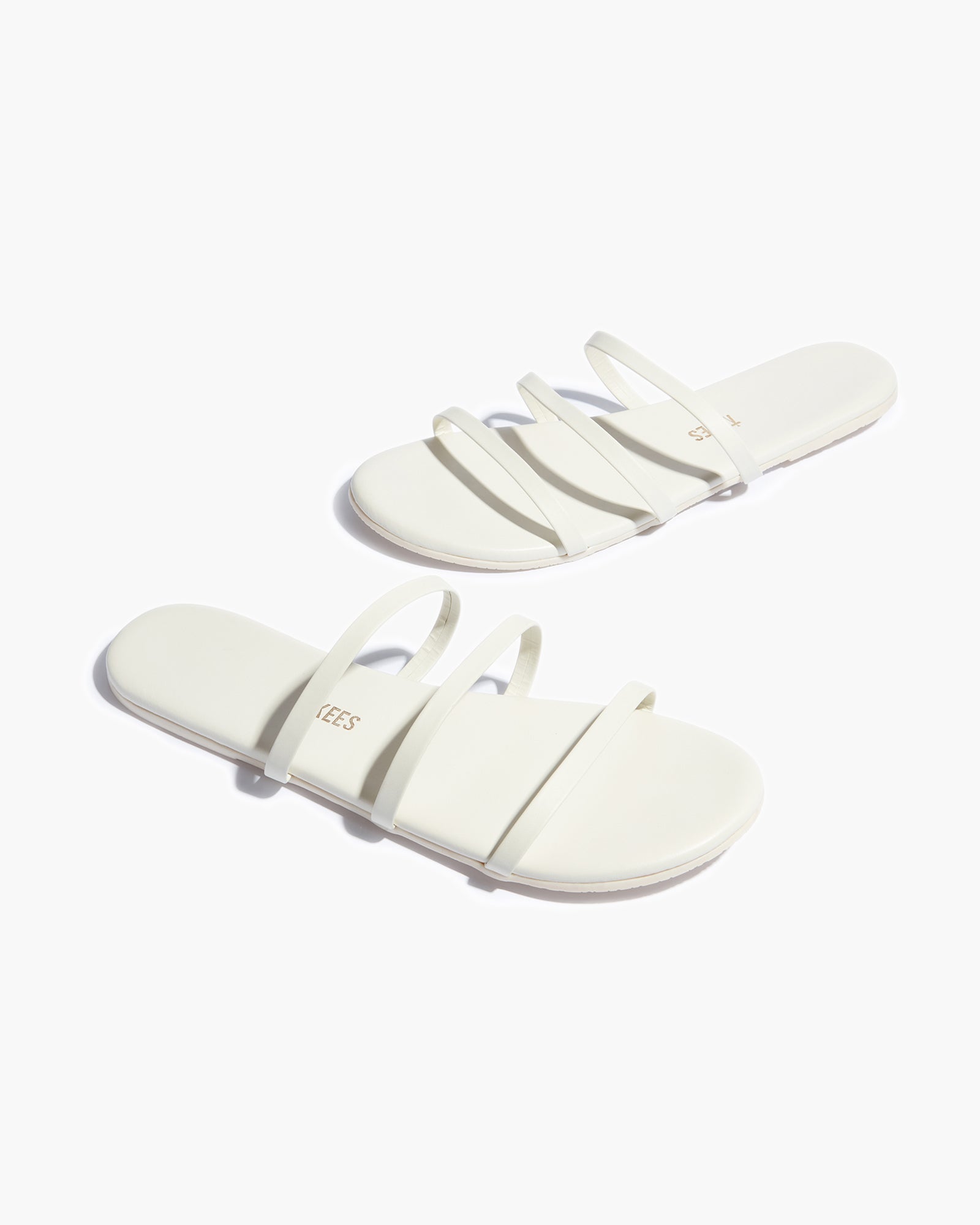 Women's TKEES Emma Sandals Cream | TRGFX7904