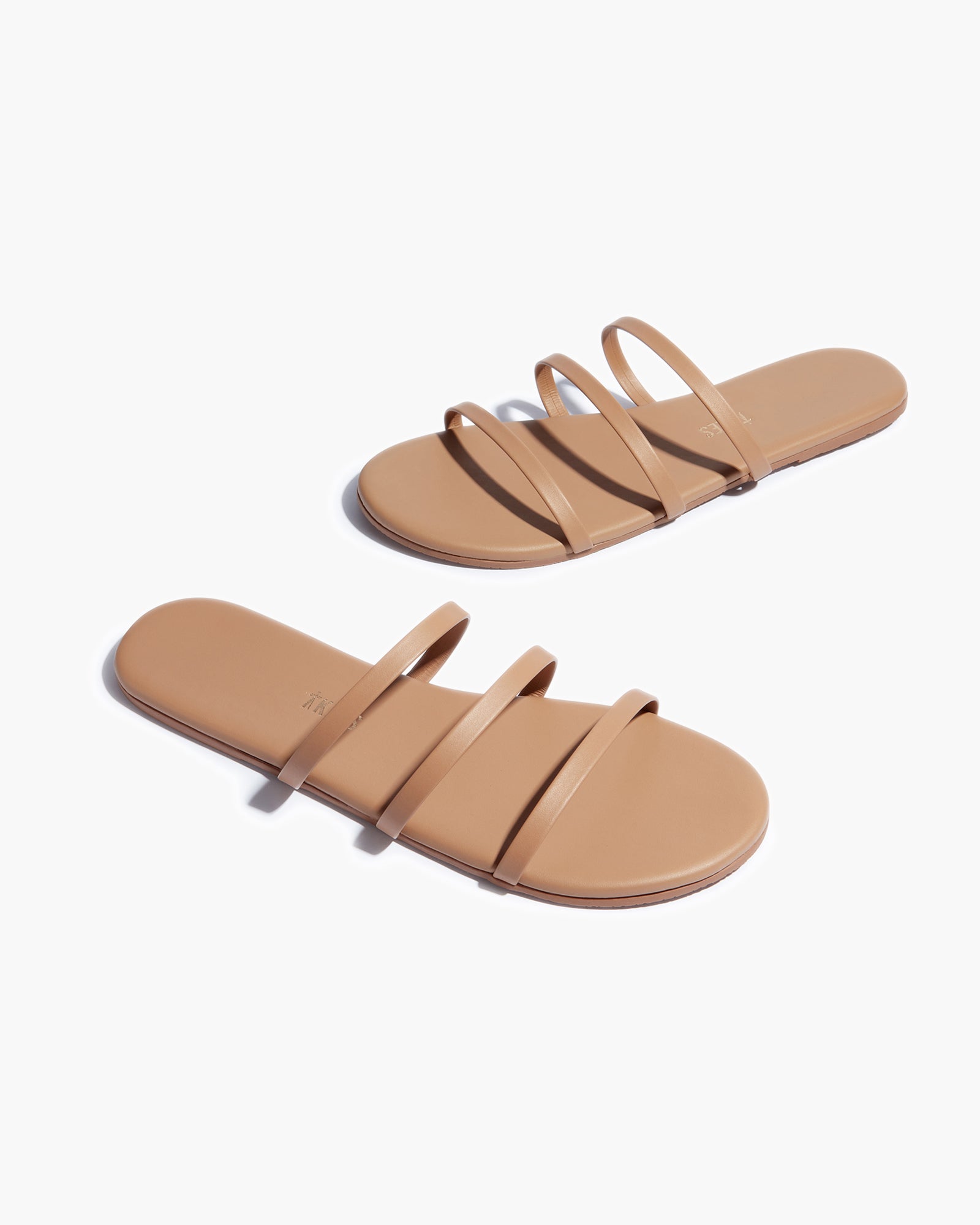 Women's TKEES Emma Sandals Rose Gold | VJOFU7210