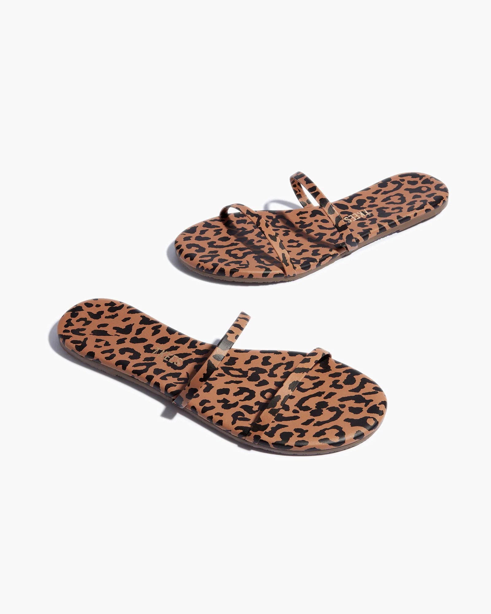 Women's TKEES Gemma Animal Sandals Leopard | KDGUJ9456