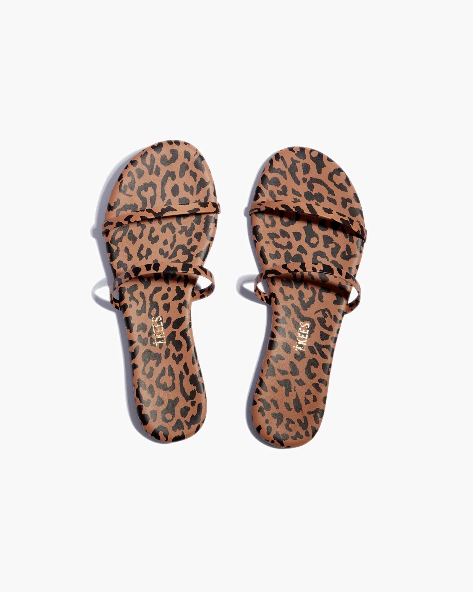 Women\'s TKEES Gemma Animal Sandals Leopard | KDGUJ9456