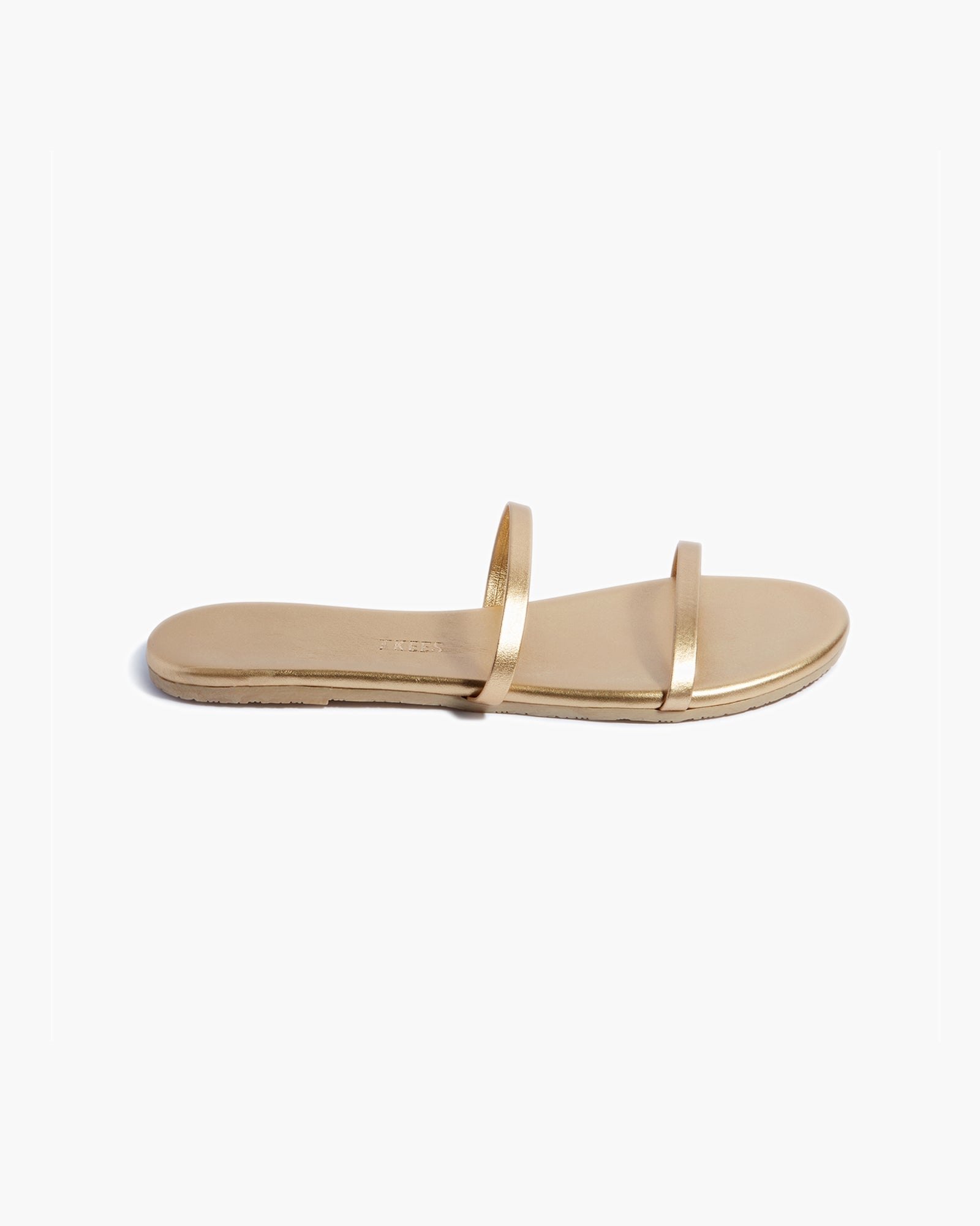 Women's TKEES Gemma Metallics Sandals Gold | QZVSW7091