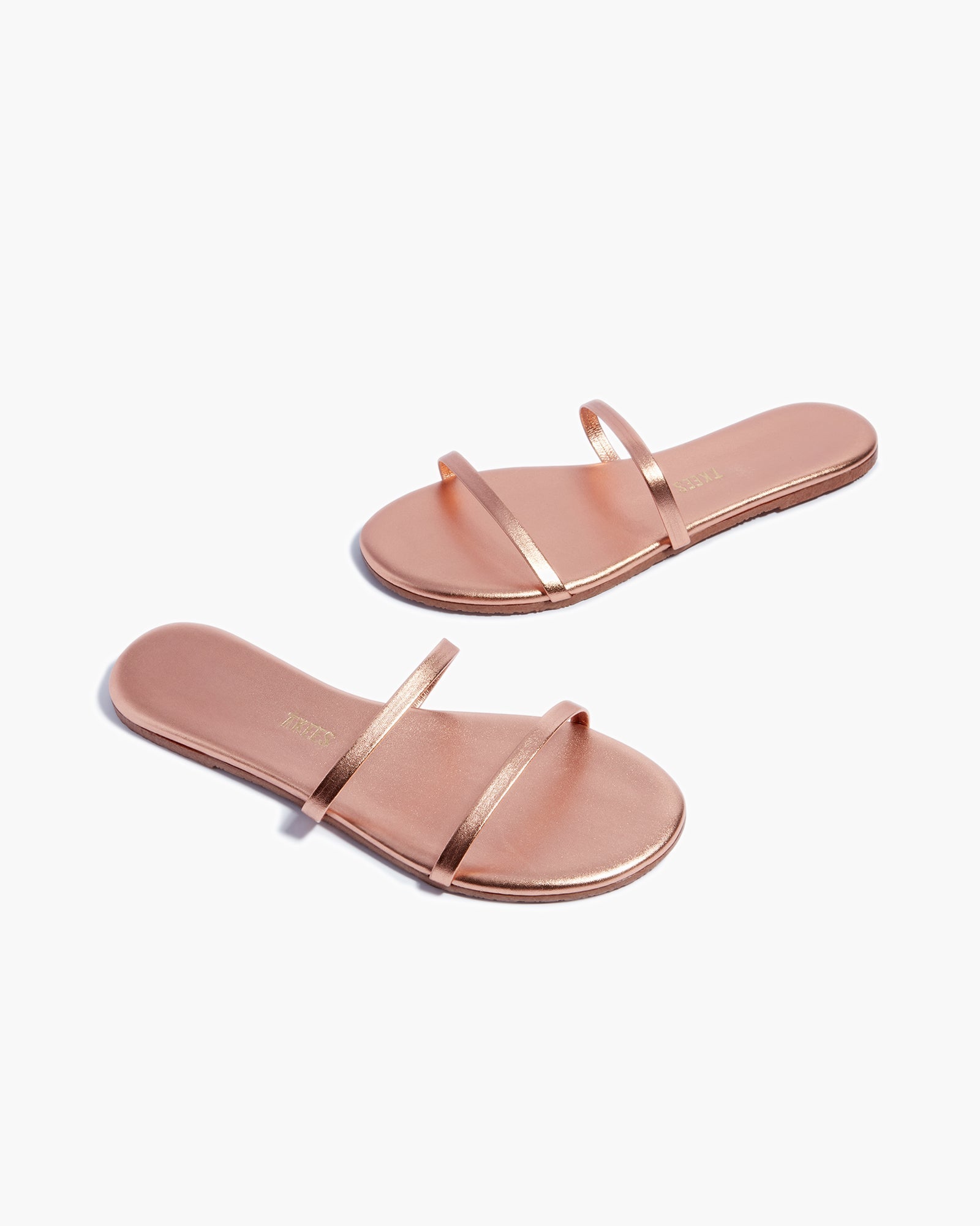 Women's TKEES Gemma Metallics Sandals Pink | GHQJE8409