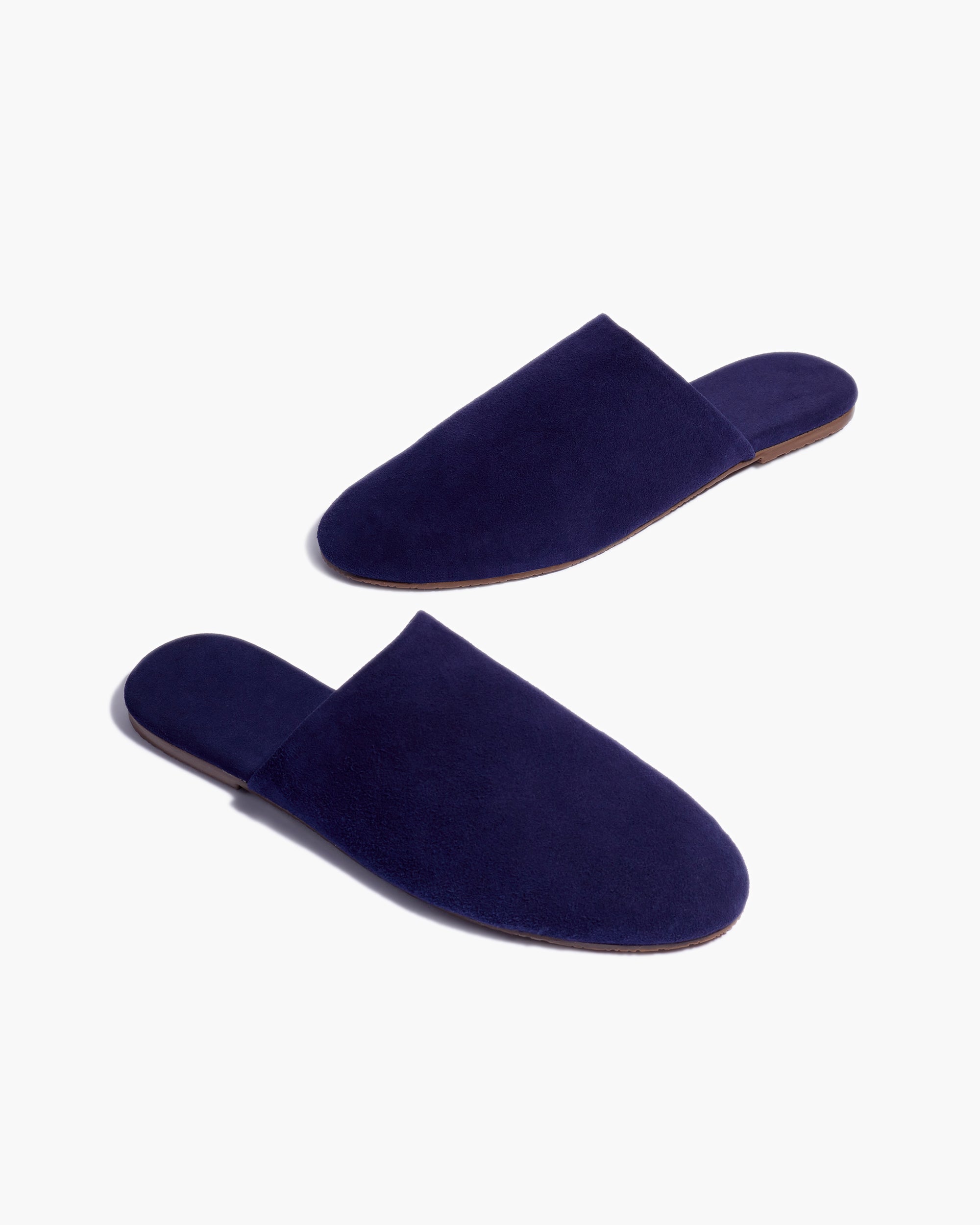 Women's TKEES Ines Slides Navy | PEZCY4256