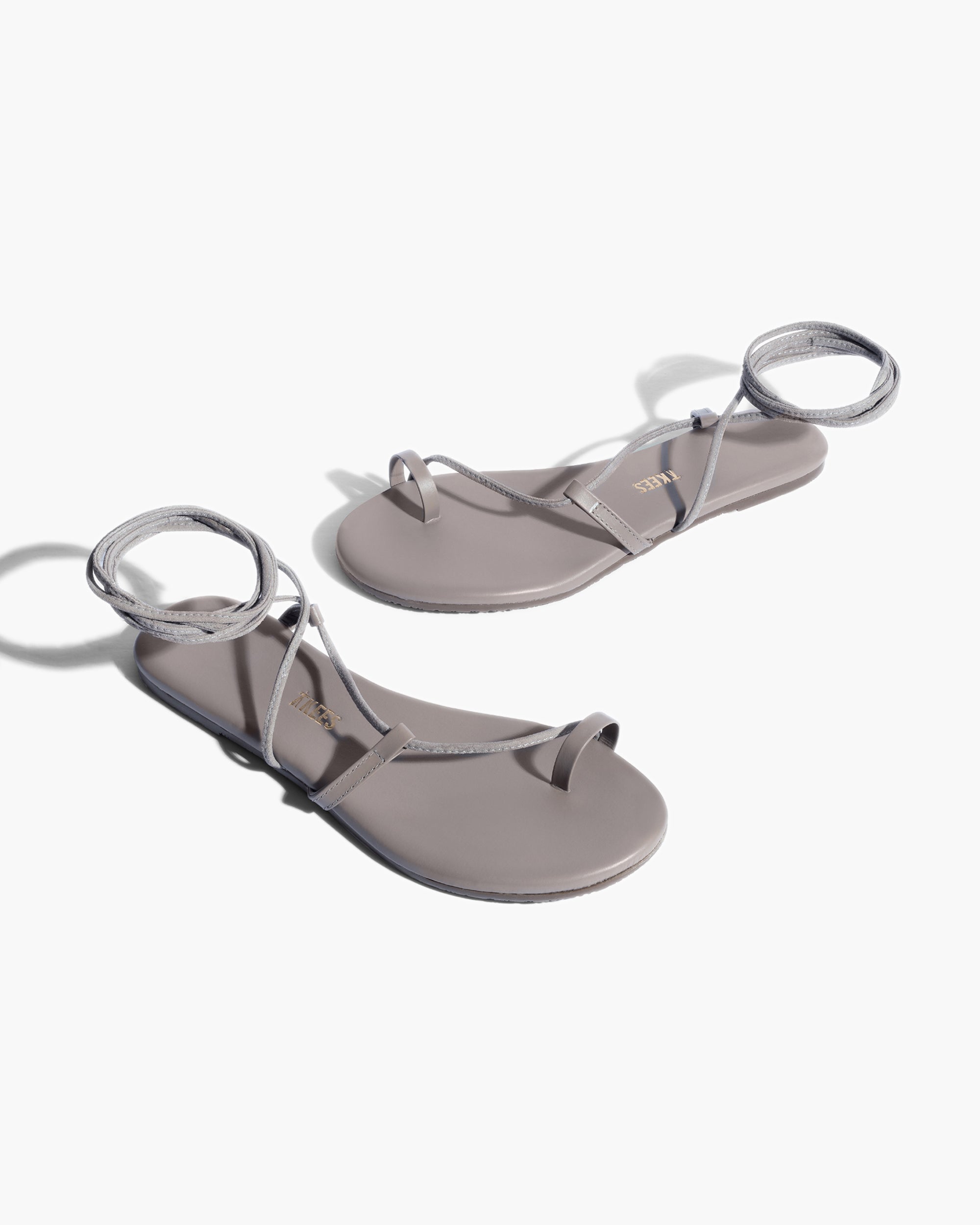 Women's TKEES Jo Sandals Khaki | TJVBO5802