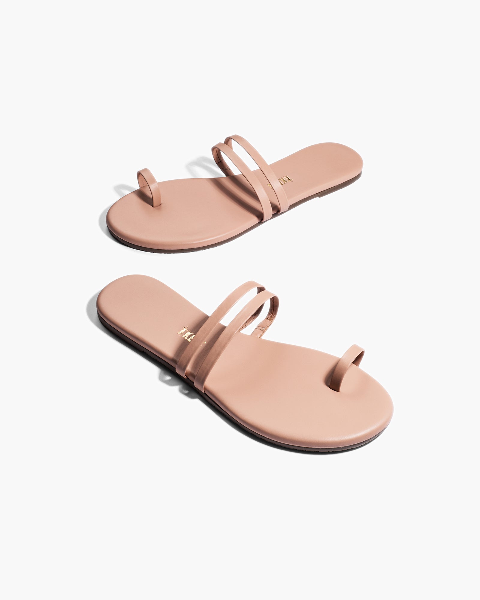 Women's TKEES Leah Sandals Pink | VIFOY6359