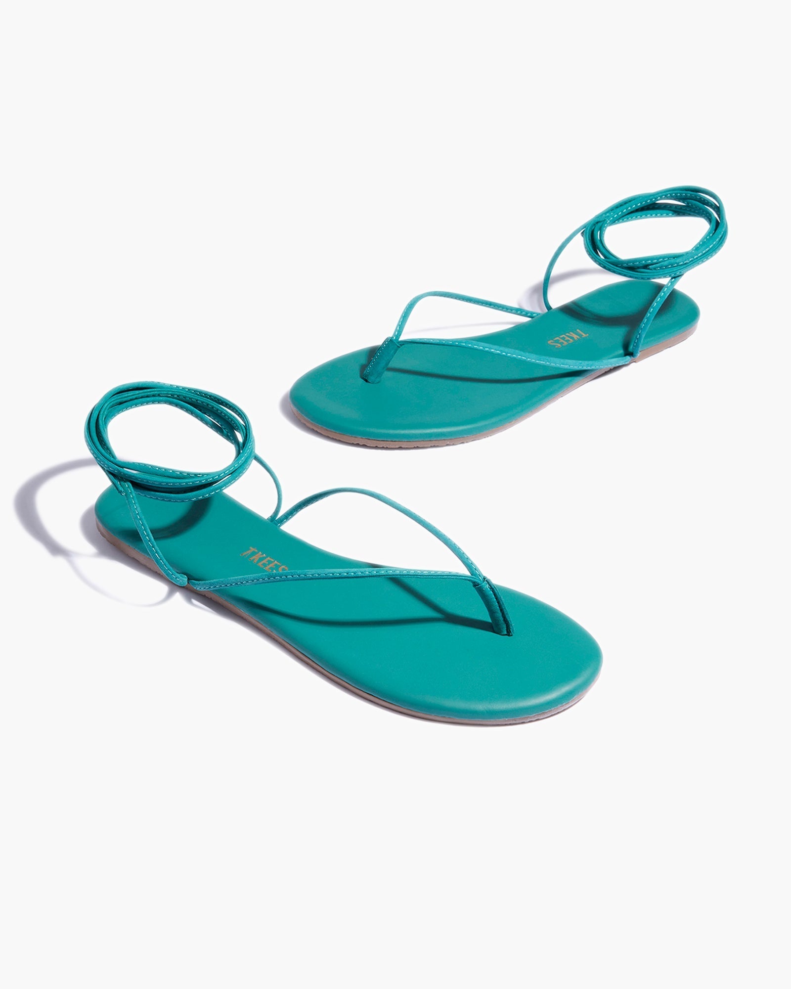 Women's TKEES Lilu Pigments Sandals Turquoise | ZCWTP5264