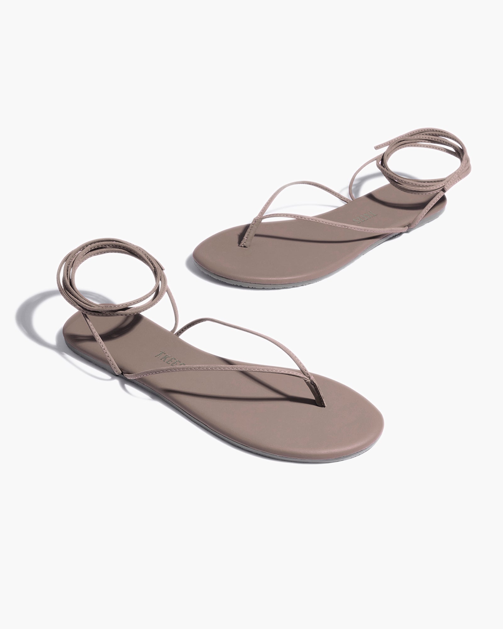 Women's TKEES Lilu Sandals Khaki | WABKQ9125