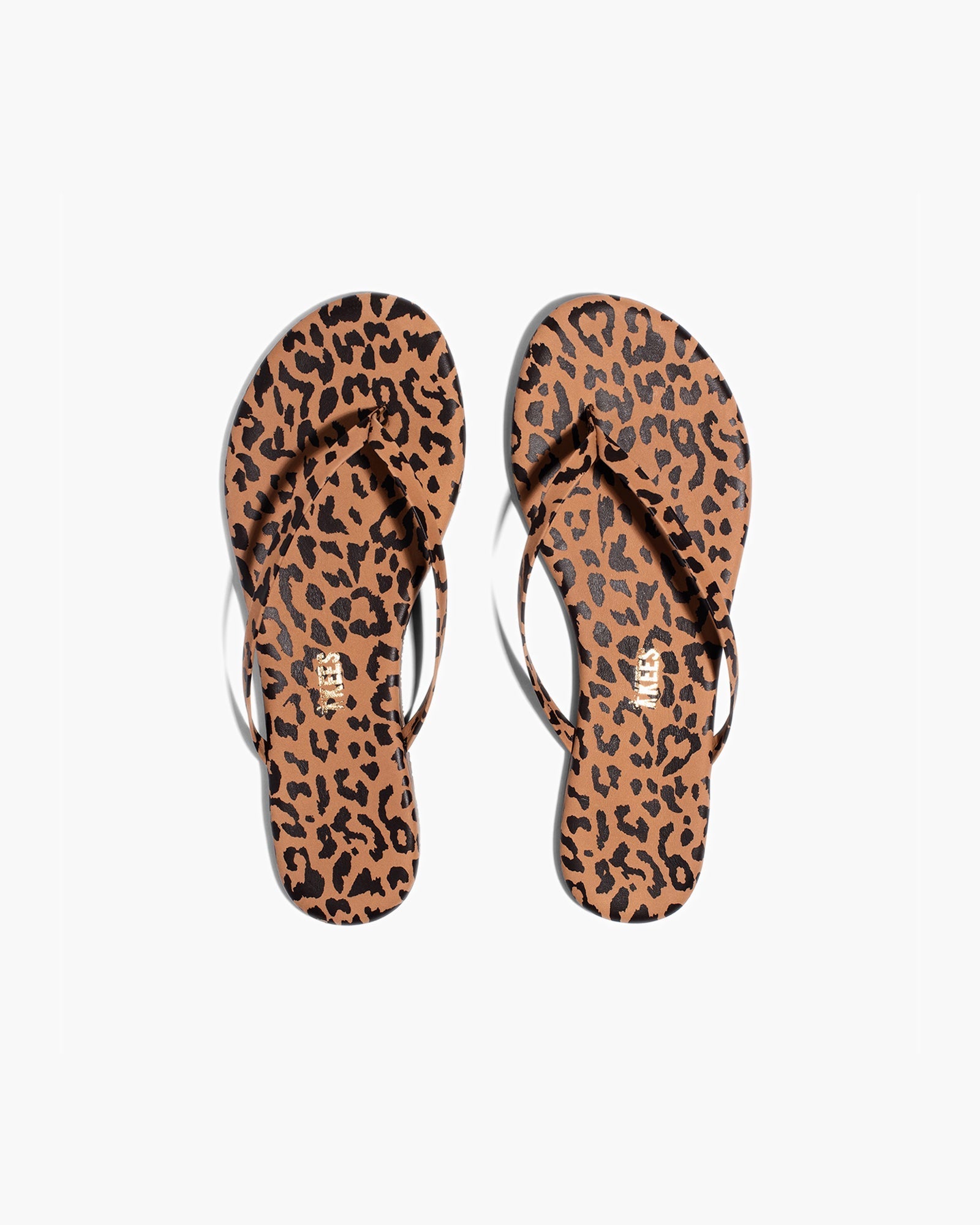 Women\'s TKEES Lily Animal Flip Flops Leopard | CXZPN6271