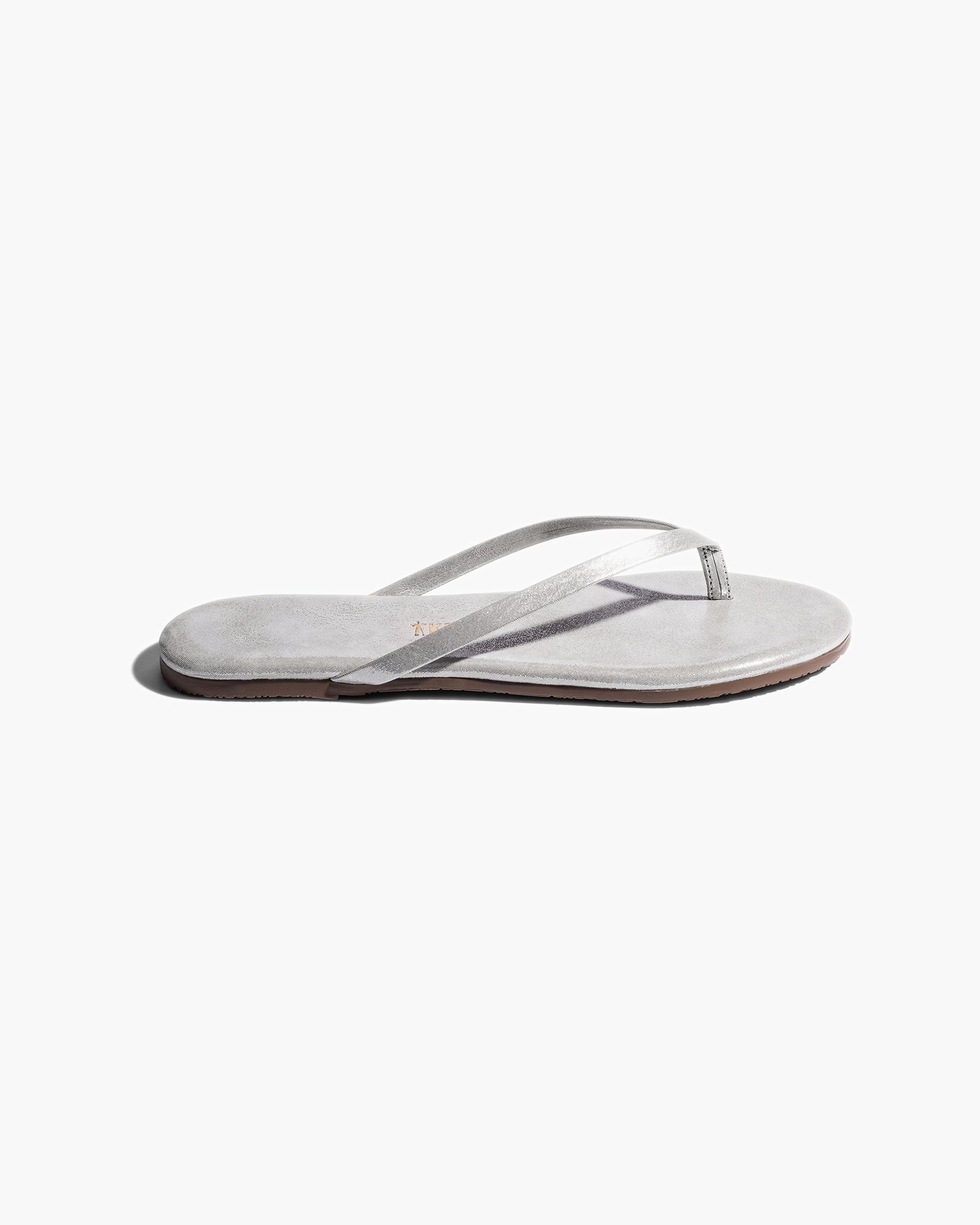 Women's TKEES Lily Glitters Flip Flops White | GAFZL3264