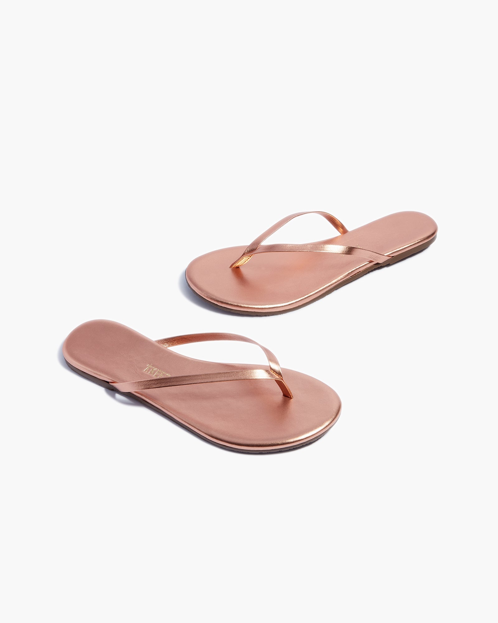 Women's TKEES Lily Metallics Flip Flops Pink | WRJMZ8279