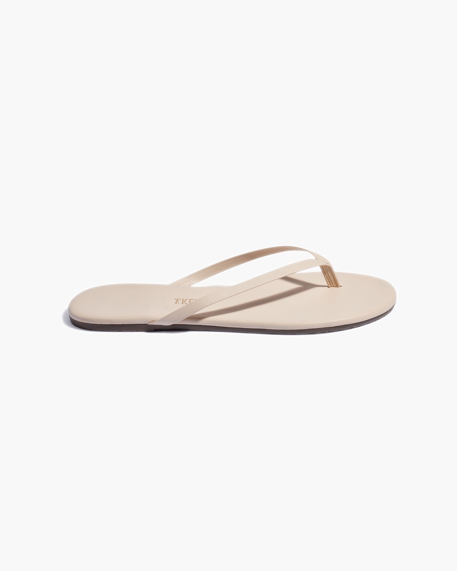 Women's TKEES Lily Nudes Flip Flops Beige | VOFXC3189