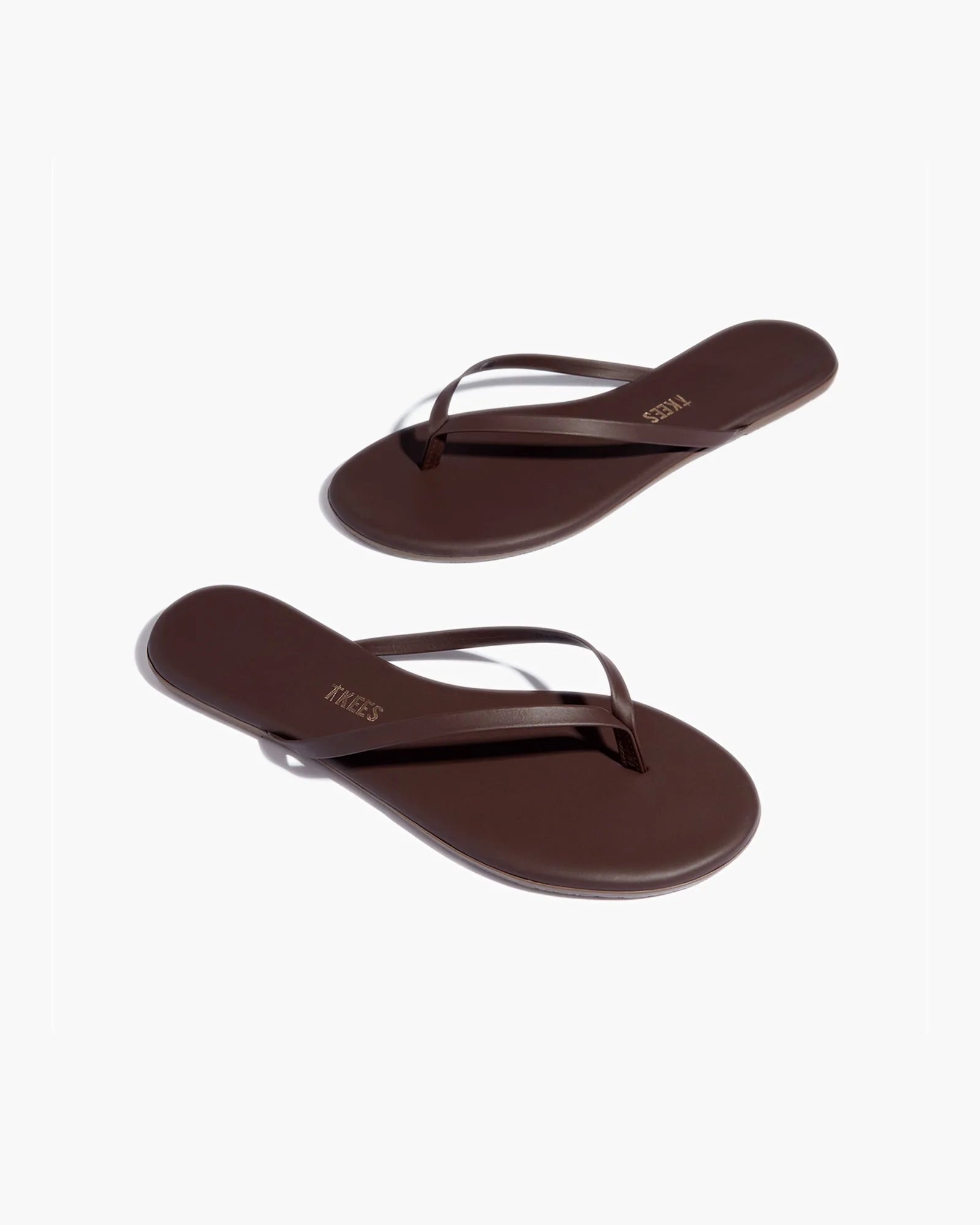 Women's TKEES Lily Nudes Flip Flops Brown | ETAHP6128