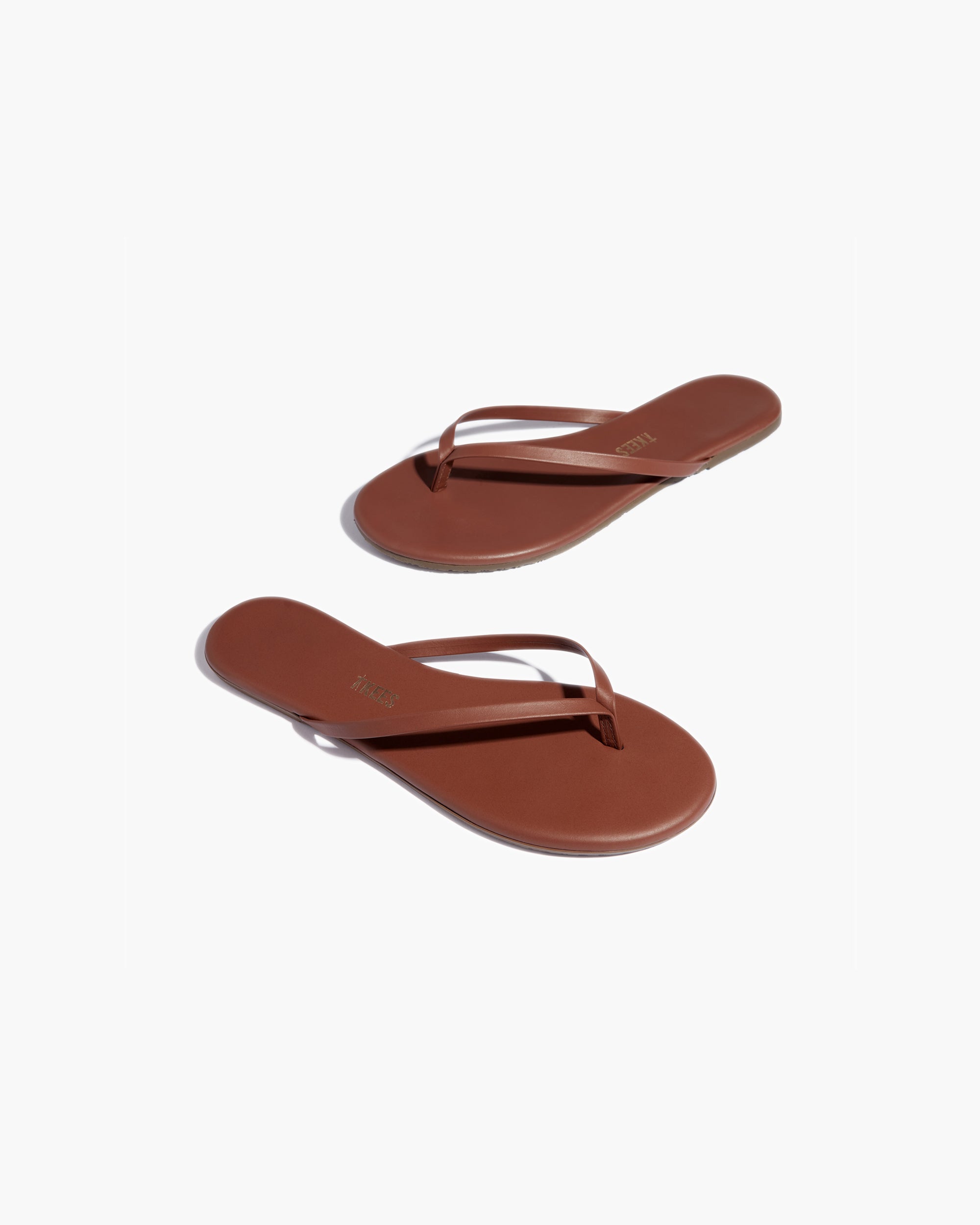 Women's TKEES Lily Nudes Flip Flops Brown | FOLVM8961