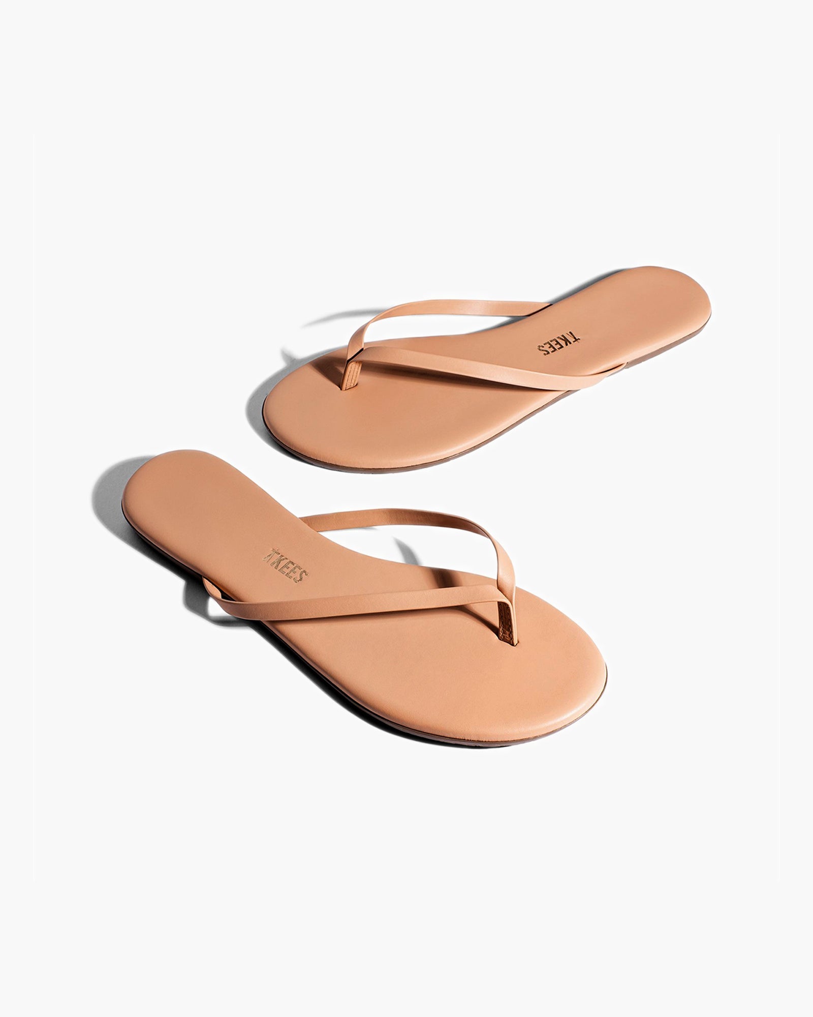 Women's TKEES Lily Nudes Flip Flops Pink | TVJMG0819