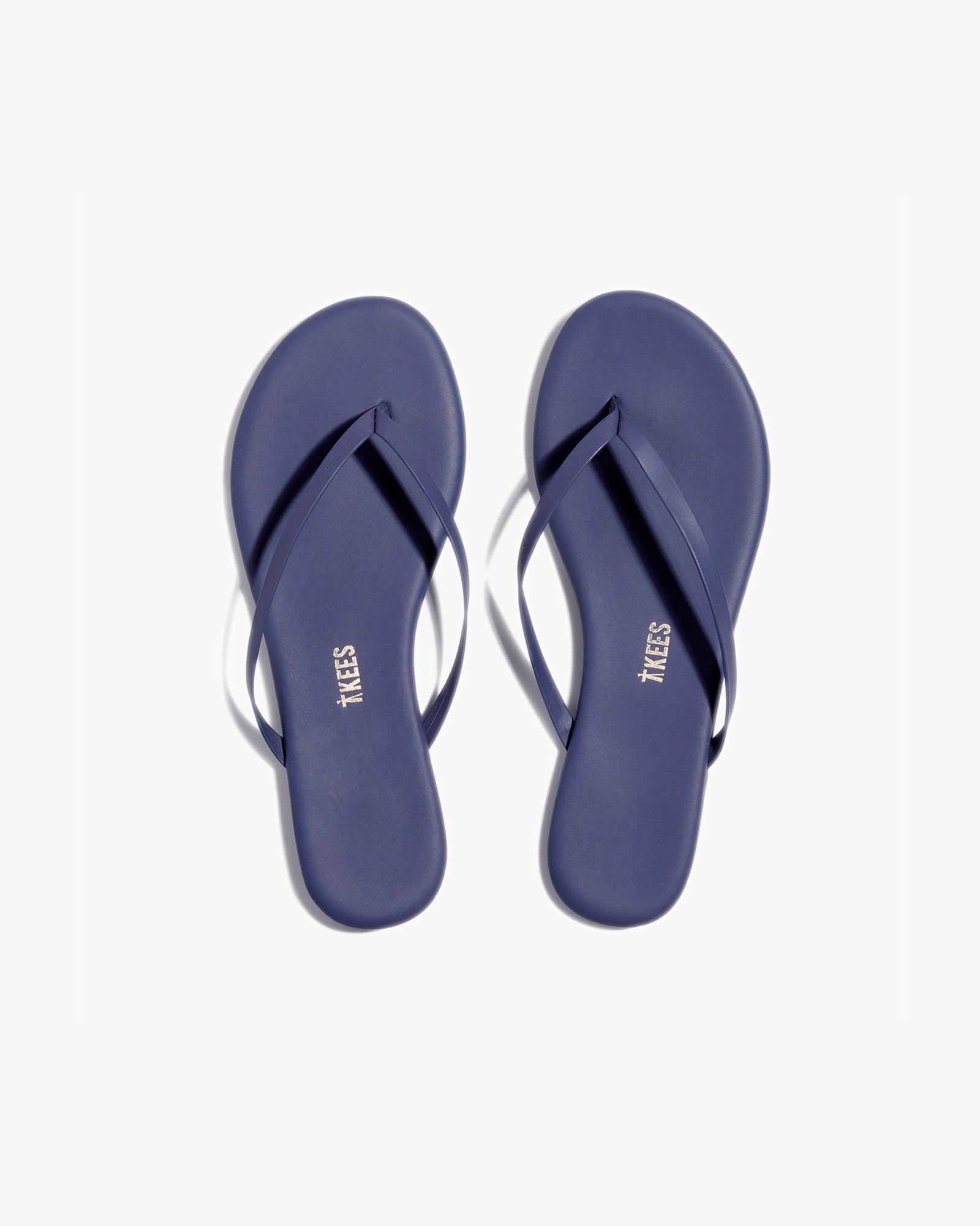 Women\'s TKEES Lily Pigments Flip Flops Blue | GUKPO8207