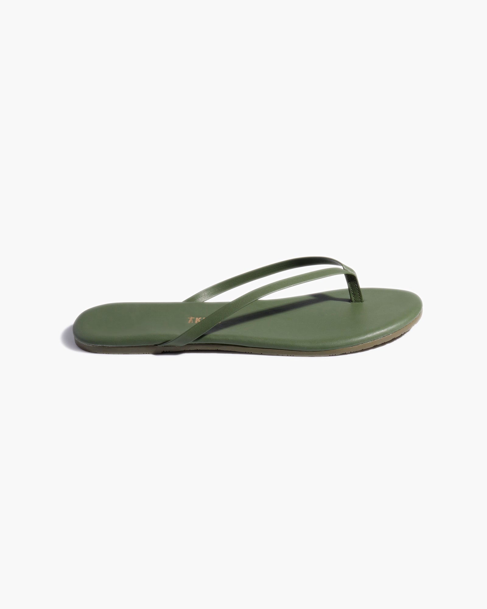 Women's TKEES Lily Pigments Flip Flops Green | ABNKI7120