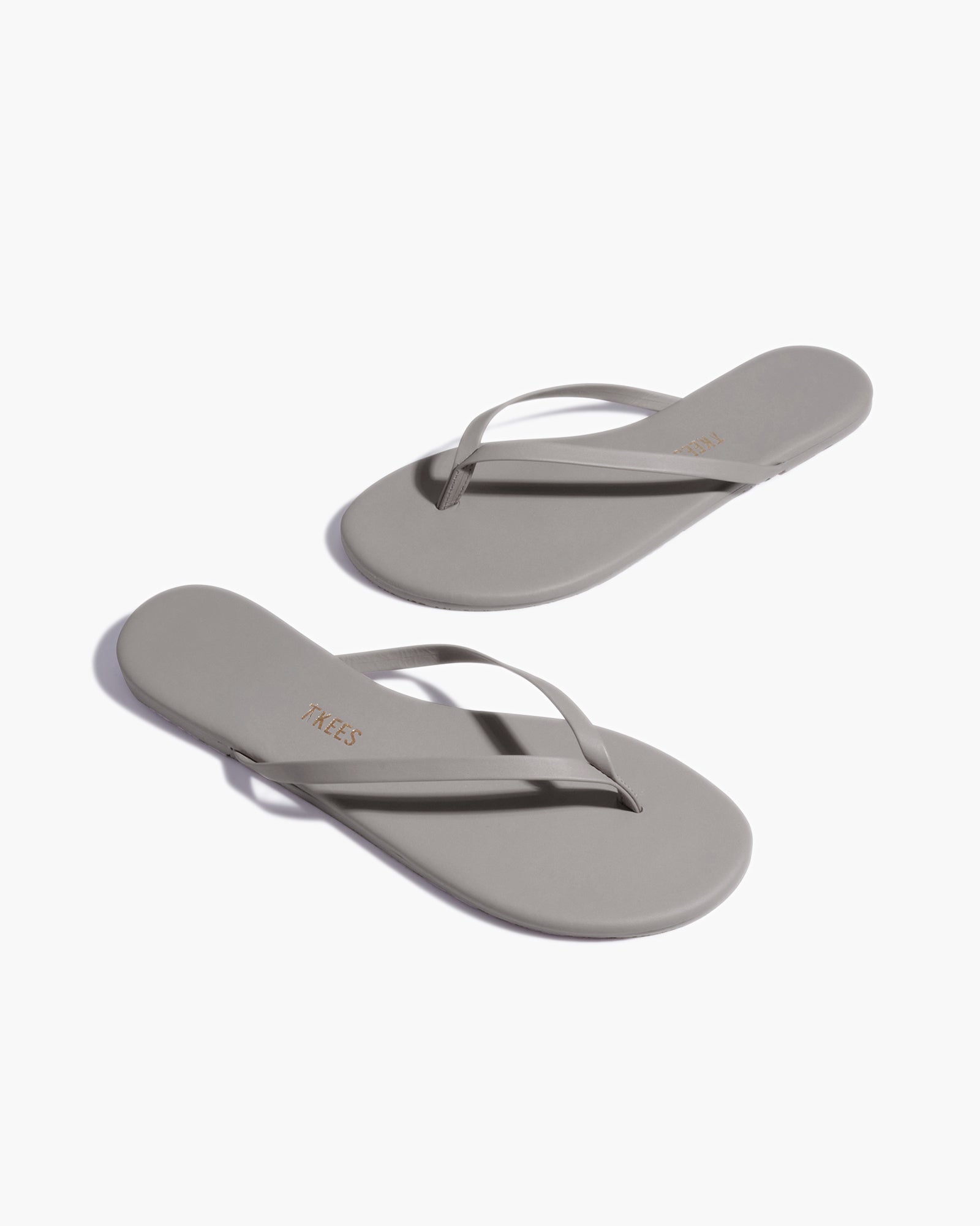 Women's TKEES Lily Pigments Flip Flops Grey | WMTIU5071