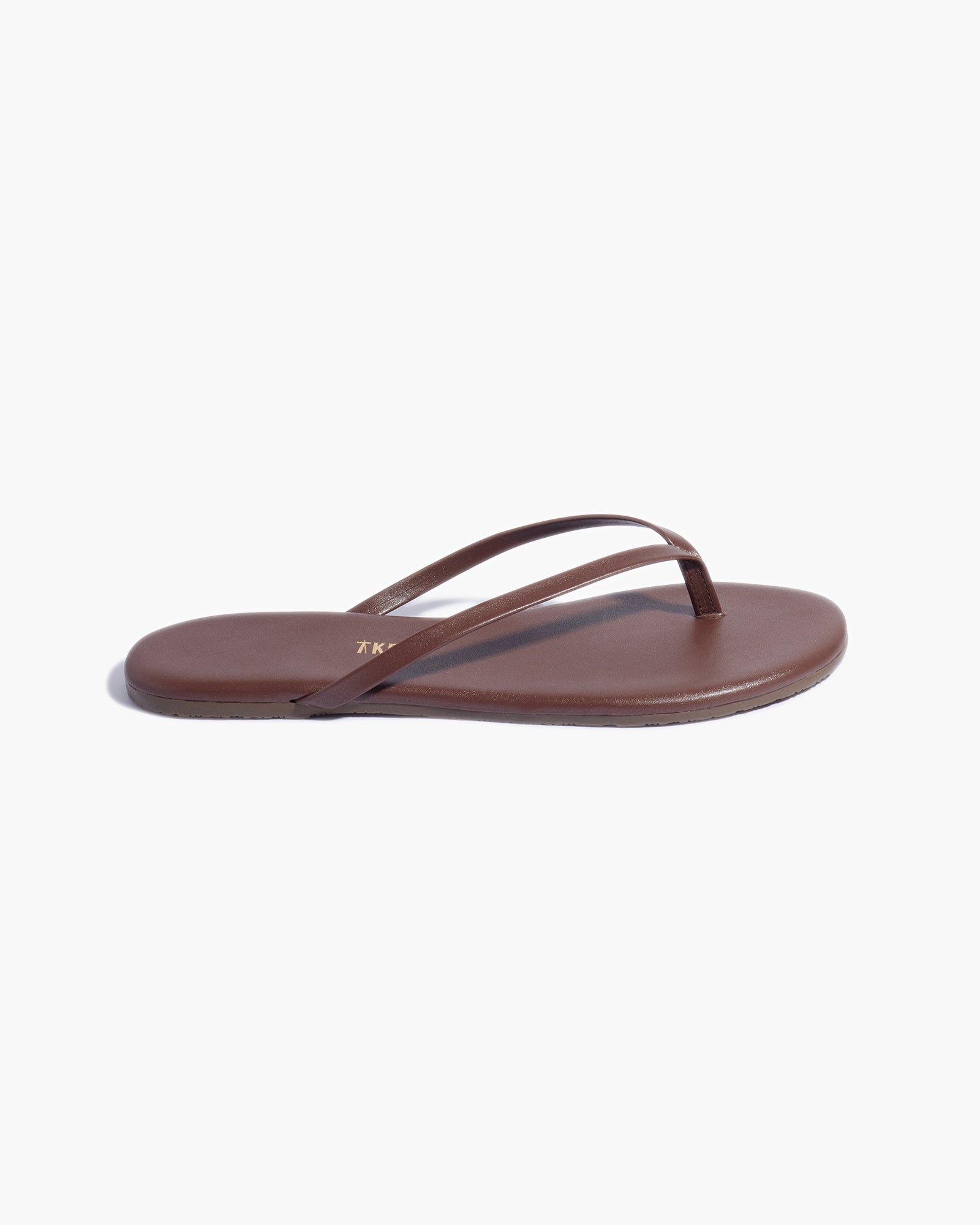 Women's TKEES Lily Shimmers Flip Flops Brown | QJOYT6087