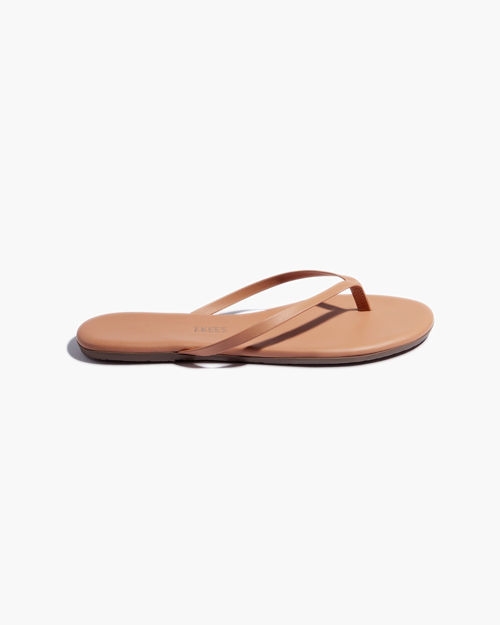 Women's TKEES Lily Vegan Flip Flops Rose Gold | REBFC4832