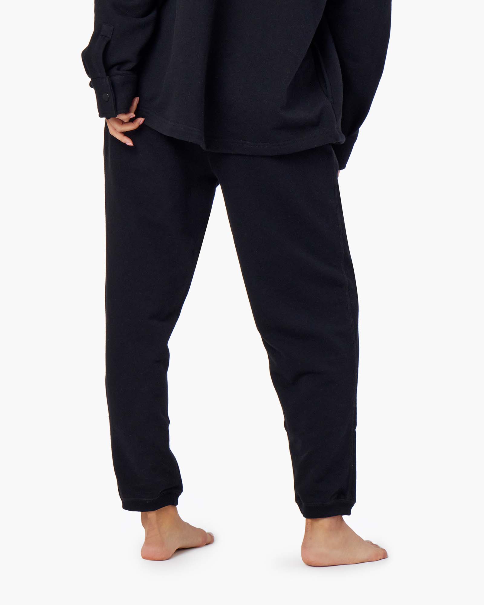 Women's TKEES Panelled Jogger Black | KYROH0597