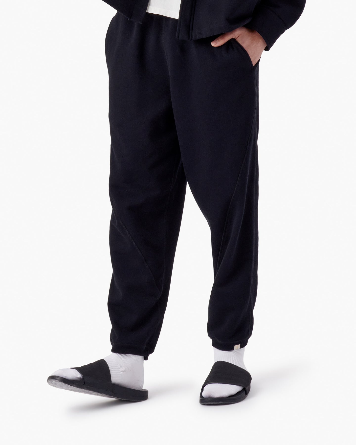 Women's TKEES Panelled Jogger Black | KYROH0597