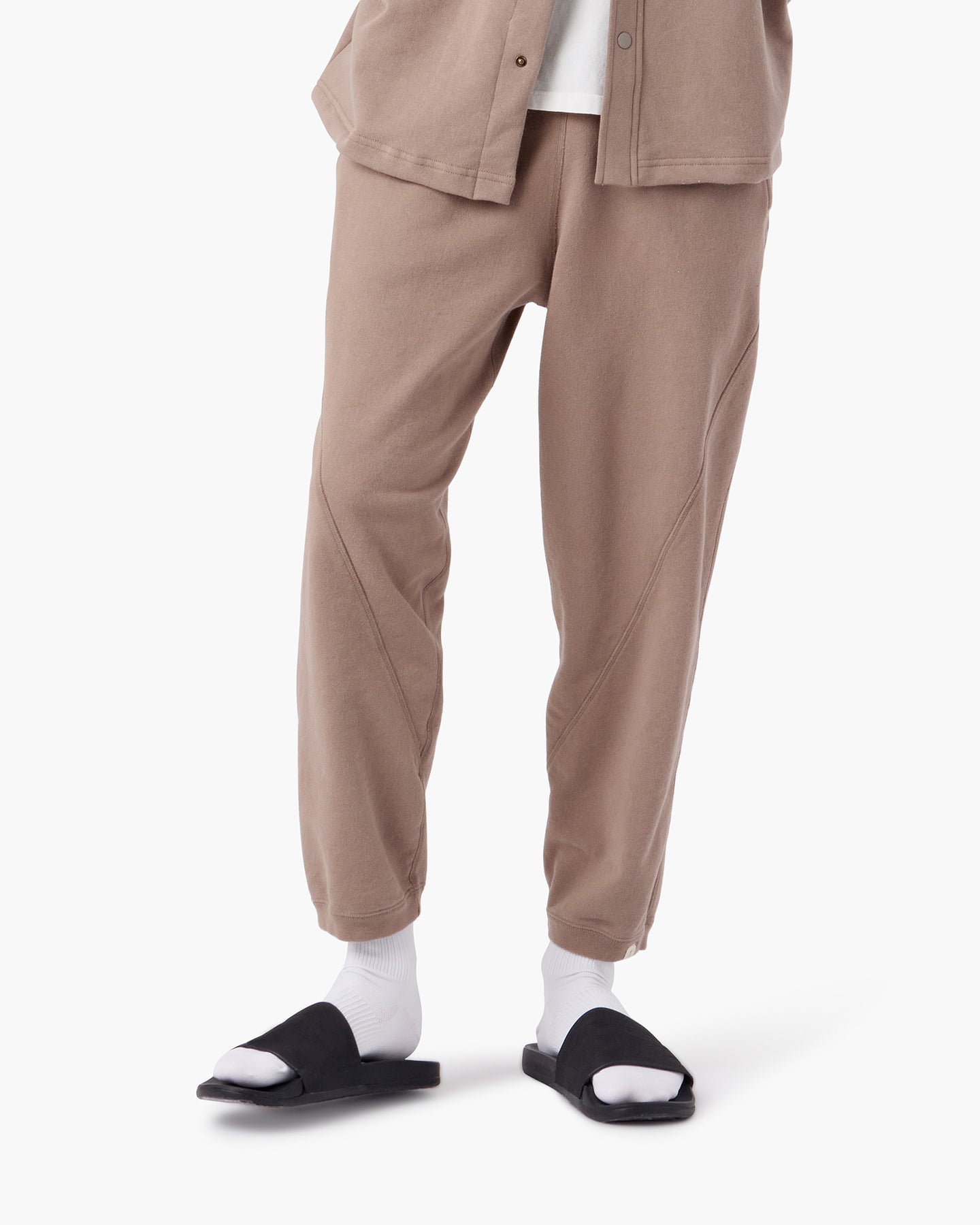 Women's TKEES Panelled Jogger Brown | RAOMZ0927