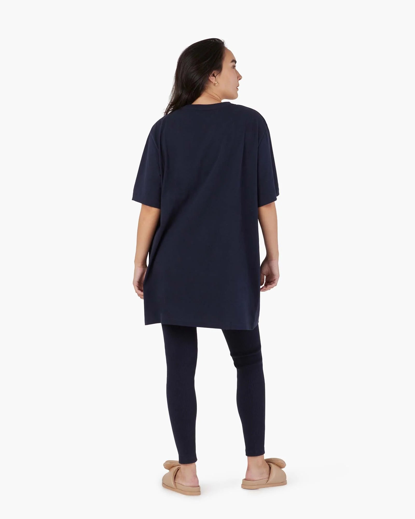 Women's TKEES Rider Leggings Navy | GBFAV9803