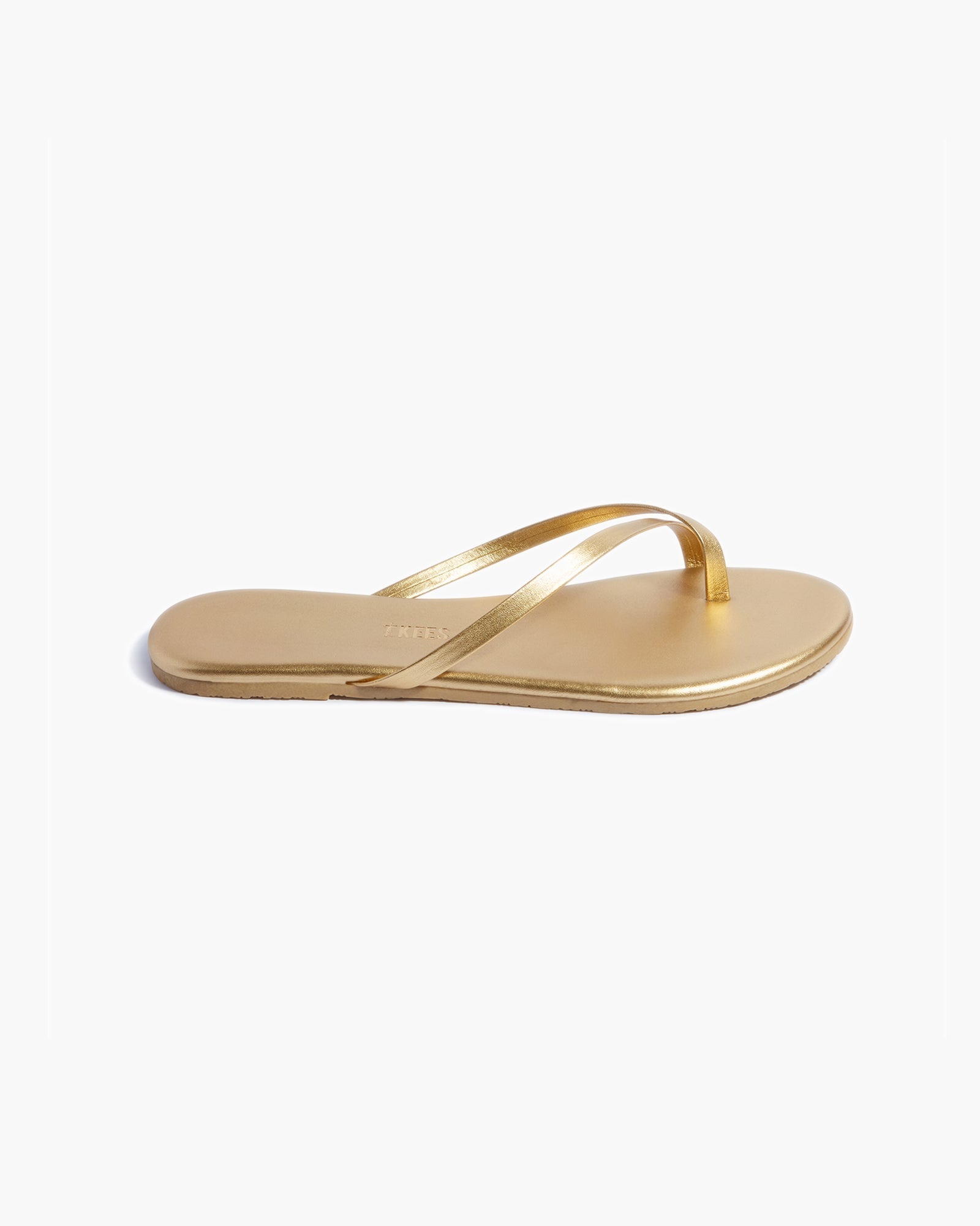 Women's TKEES Riley Metallics Sandals Gold | TLNYZ0984