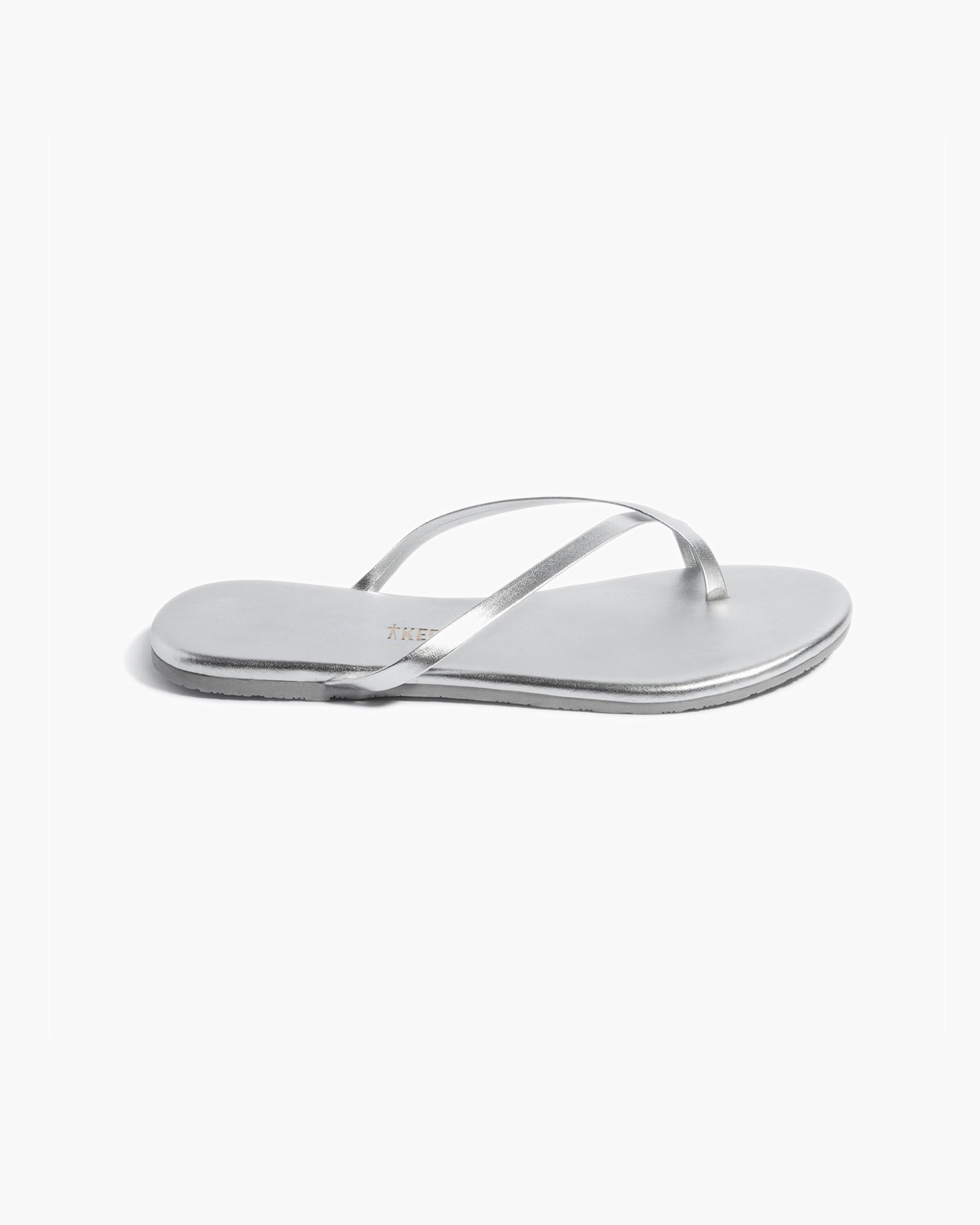 Women's TKEES Riley Metallics Sandals Silver | DYWEF8435