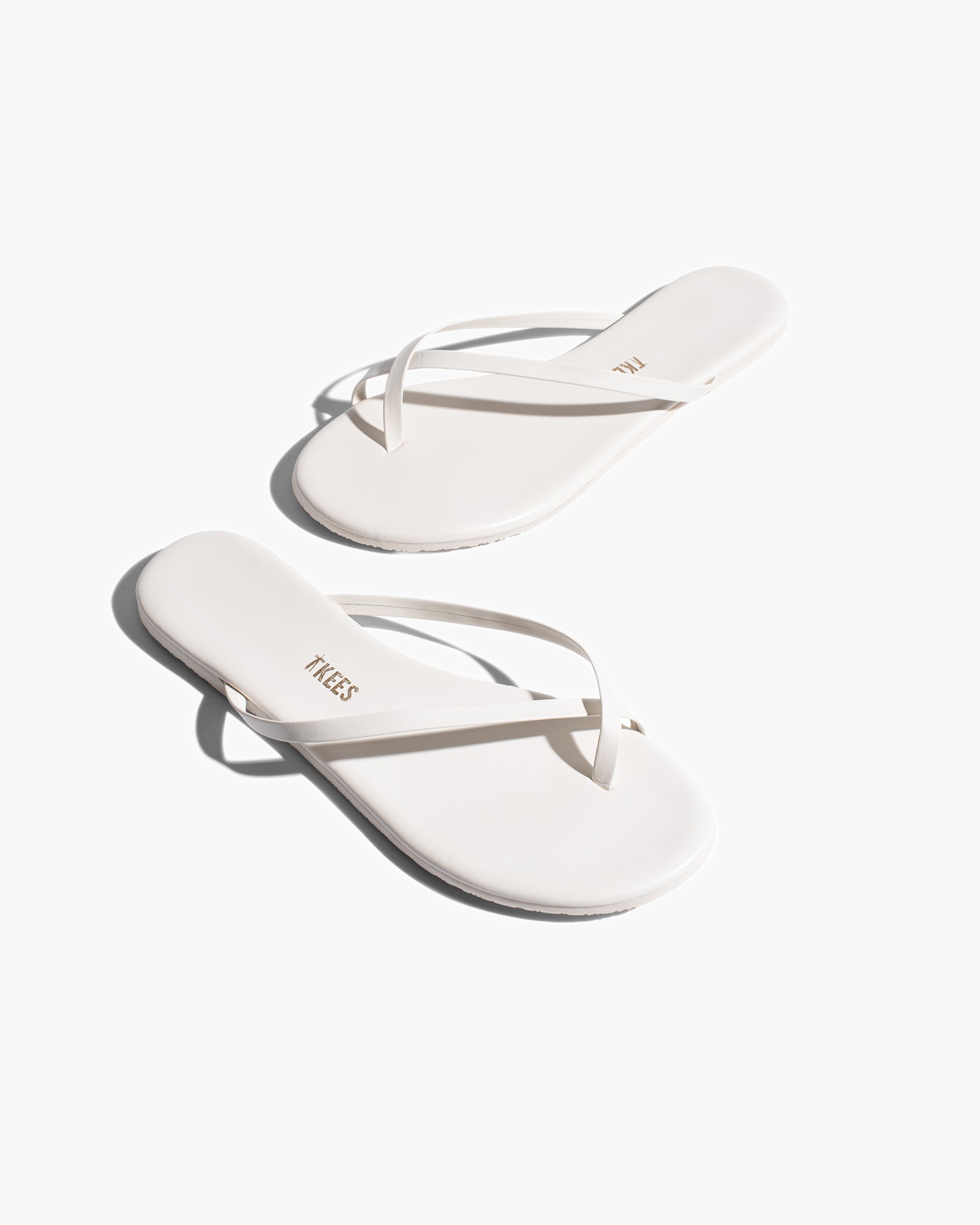 Women's TKEES Riley Sandals Cream | EUVBW6987