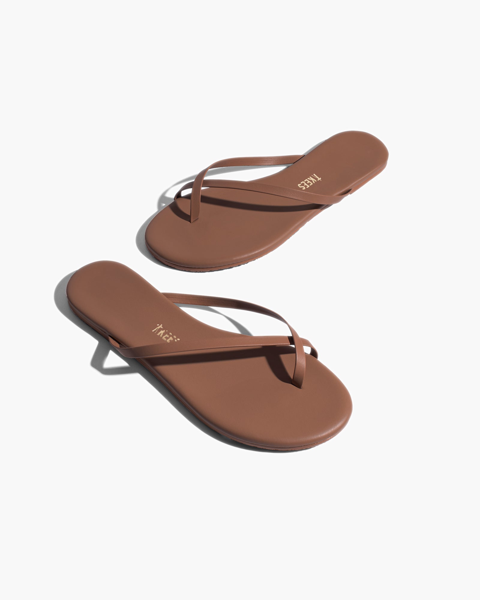 Women's TKEES Riley Vegan Sandals Brown | GLODB6135