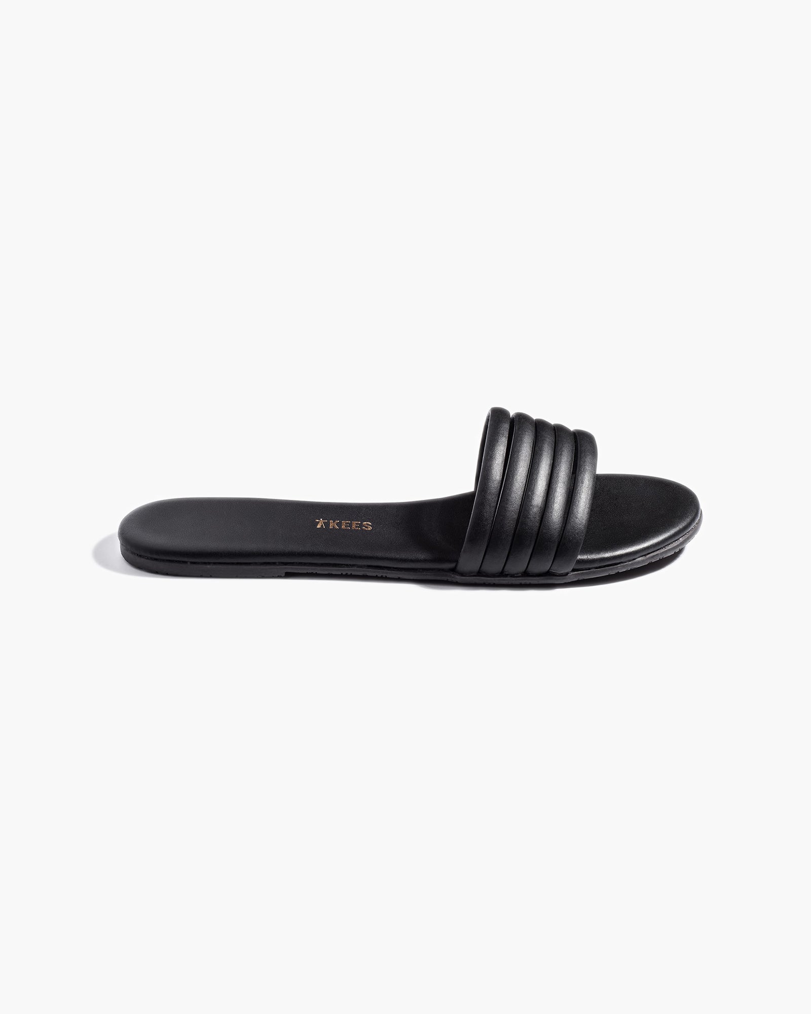 Women's TKEES Serena Sandals Black | FICAL5468