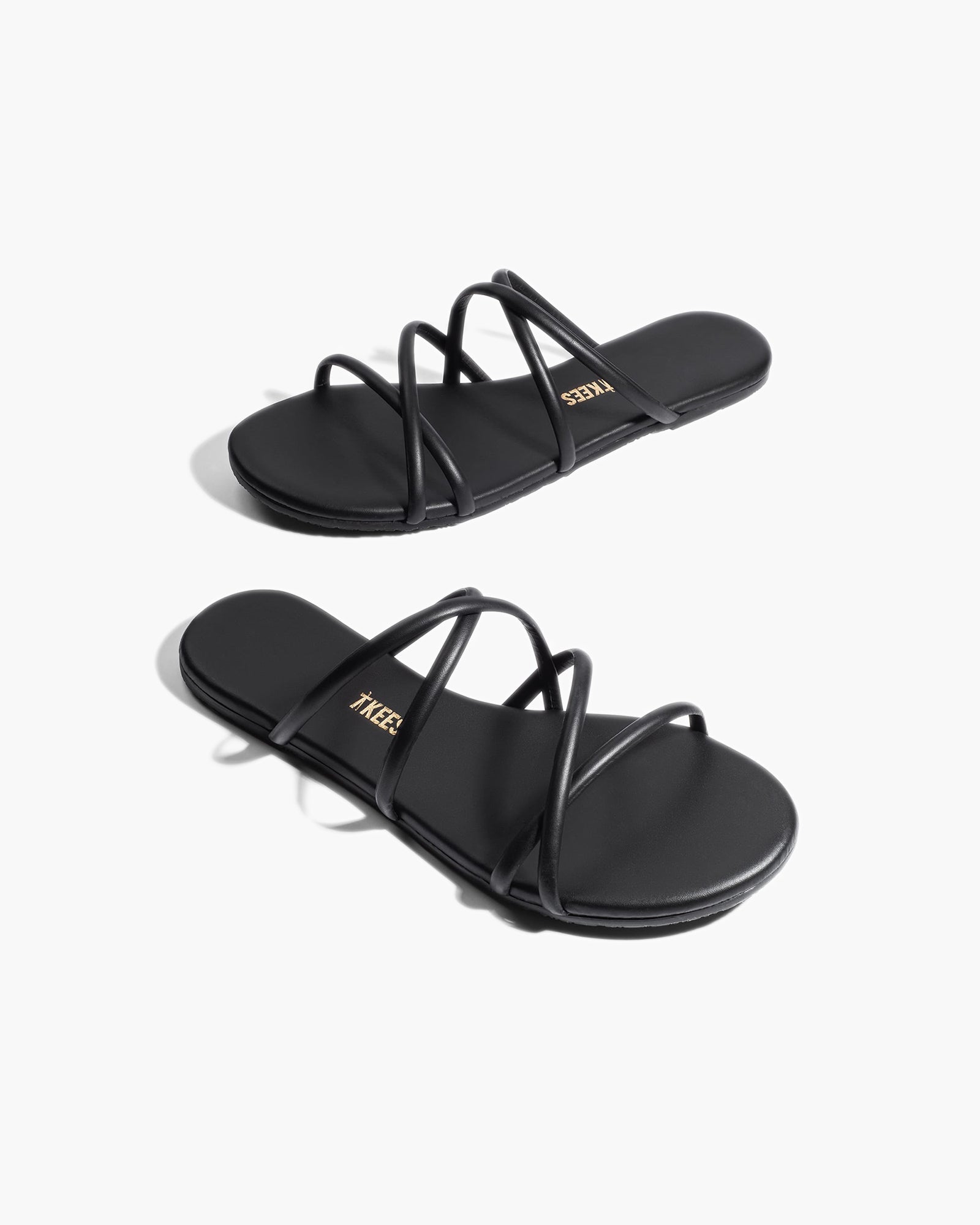 Women's TKEES Sloane Sandals Black | KHAPB1632