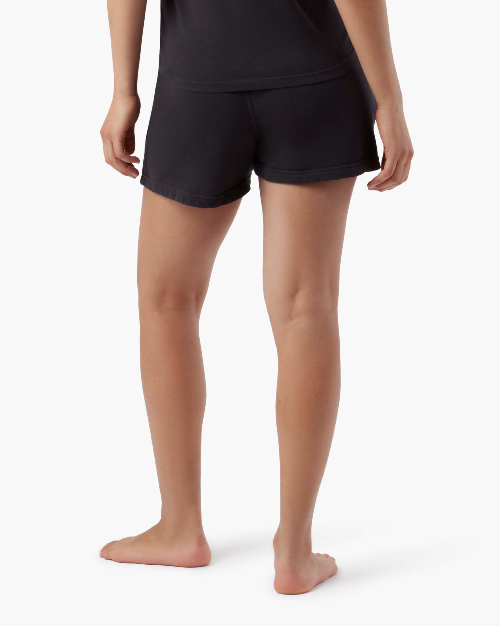 Women's TKEES Sport Shorts Black | DJHAQ4895