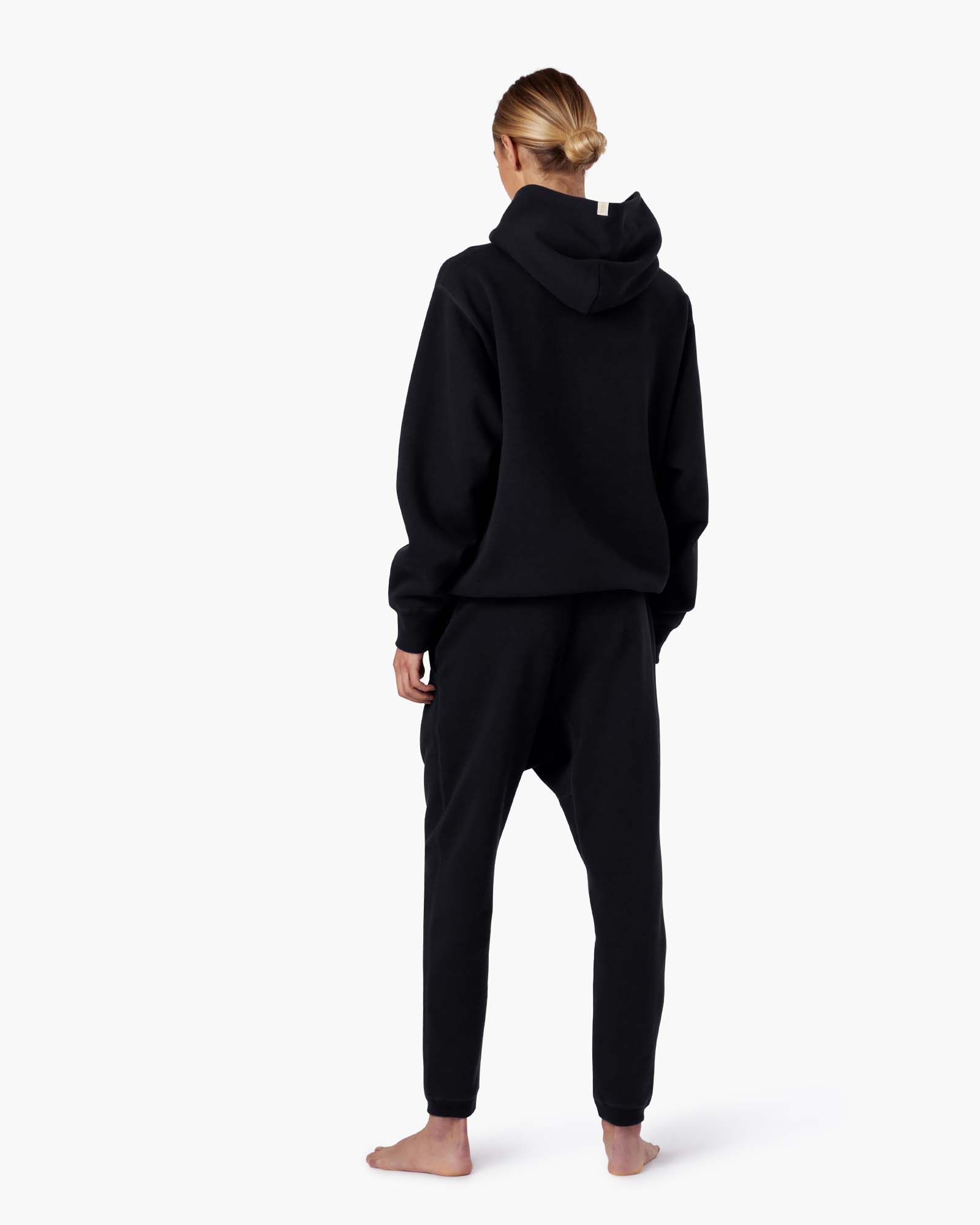 Women's TKEES Warm Core Jogger Black | AJGOK3470