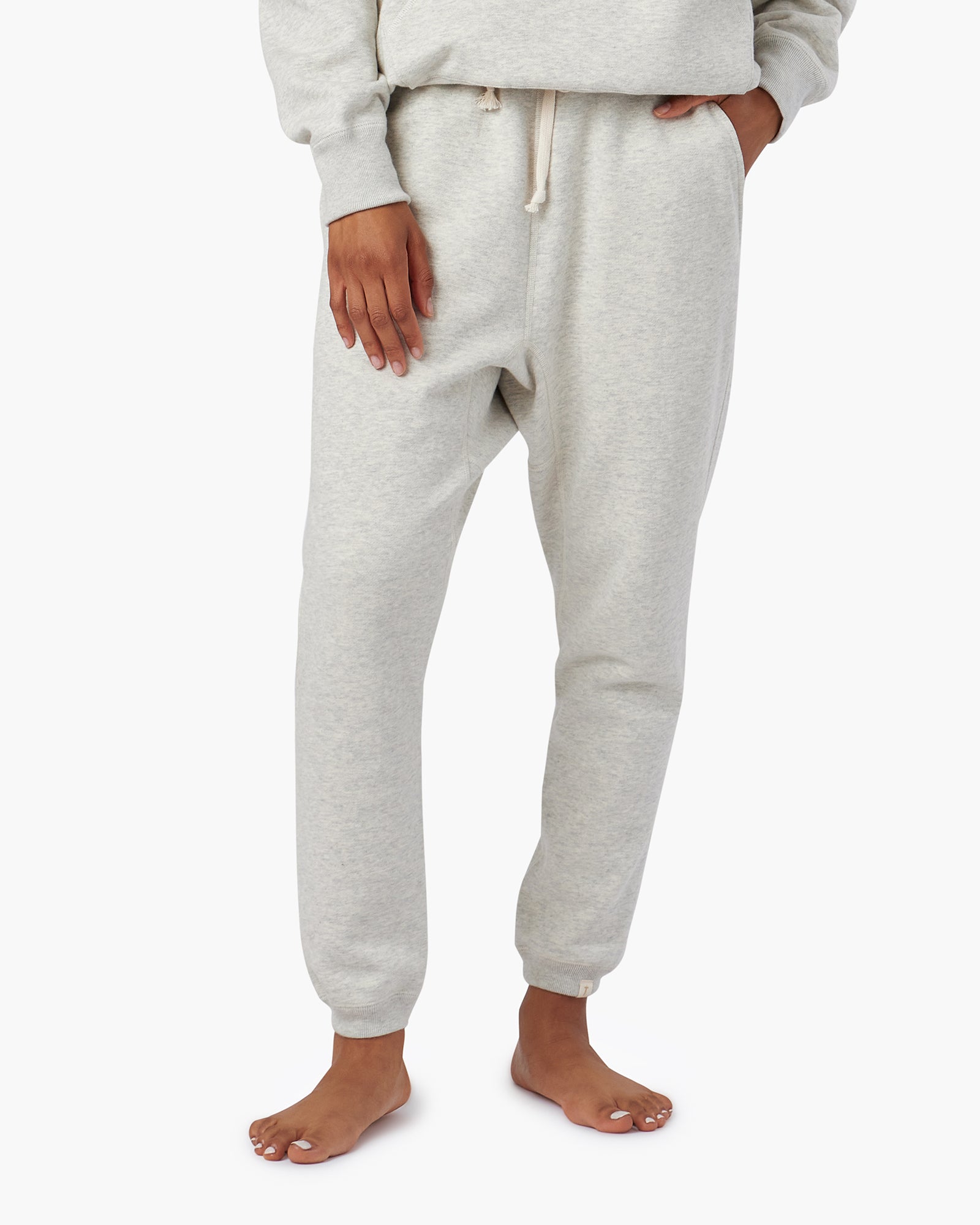 Women's TKEES Warm Core Jogger Grey | IKPYA9604