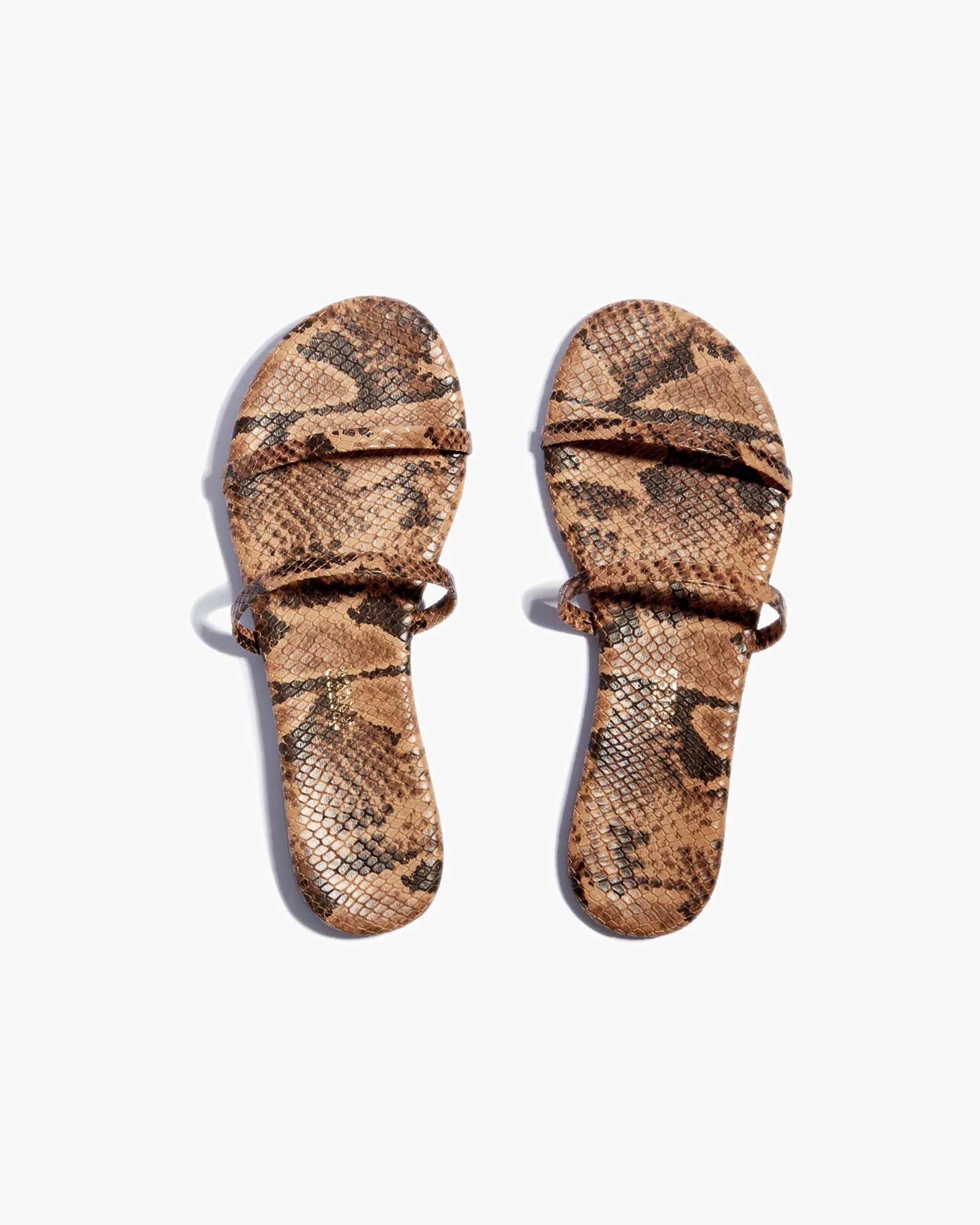Women's TKEES Gemma Vegan Animal Sandals Snake | SJVWO5047