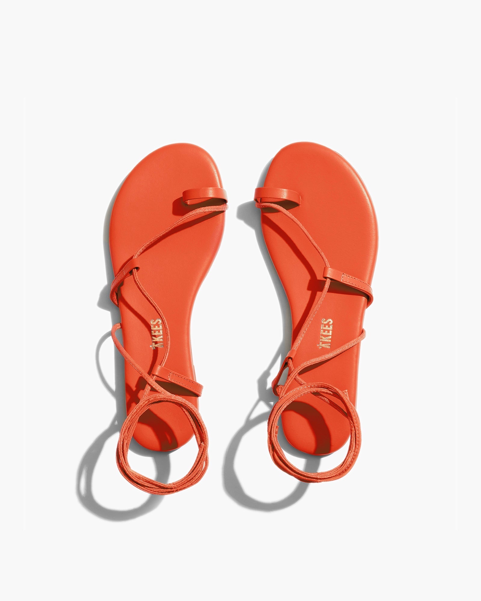 Women's TKEES Jo Pigments Sandals Orange | AJBSO0913
