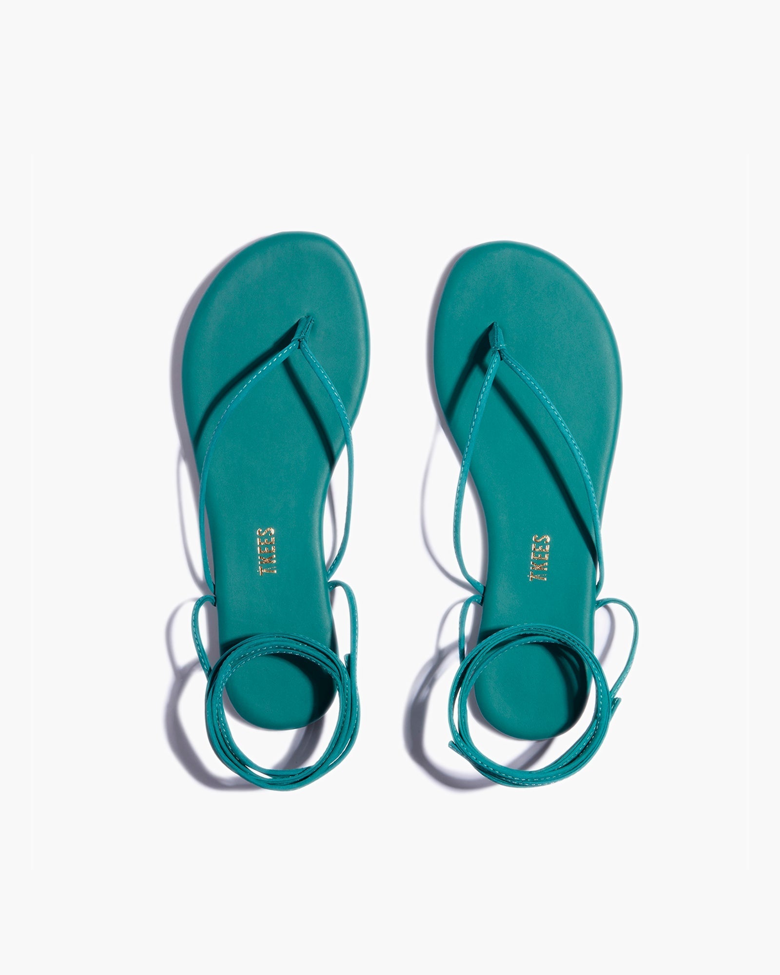 Women's TKEES Lilu Pigments Sandals Turquoise | ZCWTP5264