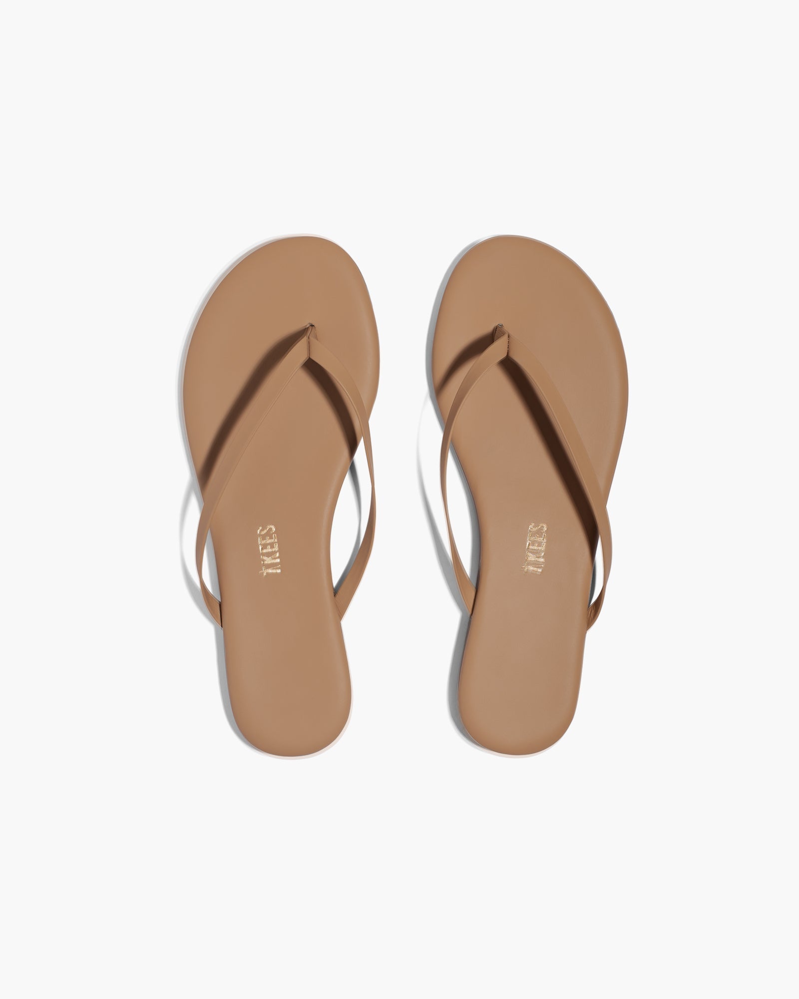 Women's TKEES Lily Nudes Flip Flops Brown | OHAEM9571